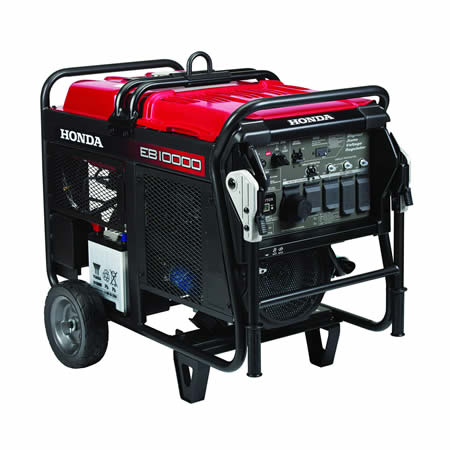 Honda EB10000 10000 watt 120/240V industrial generator with CO-MINDER™