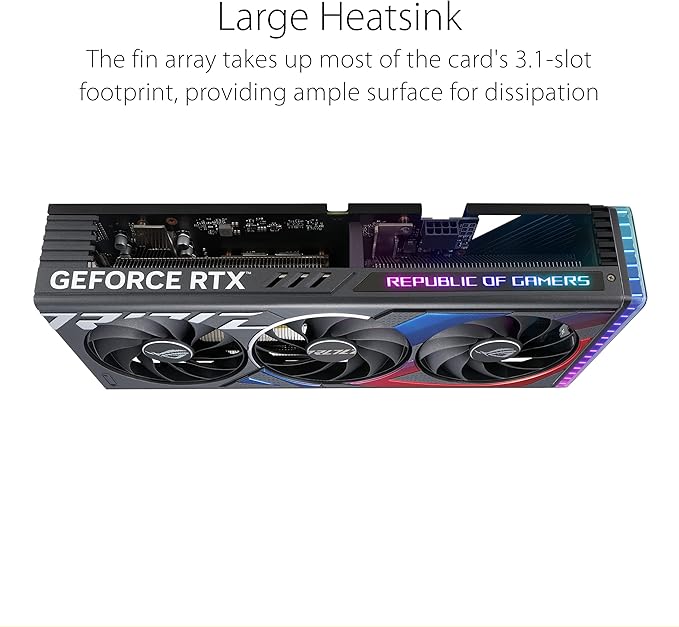ASUS ROG Strix GeForce RTX™ 4060 Ti OC Edition Gaming Graphics Card (PCIe 4.0, 8GB GDDR6, DLSS 3, HDMI 2.1, DisplayPort 1.4a)