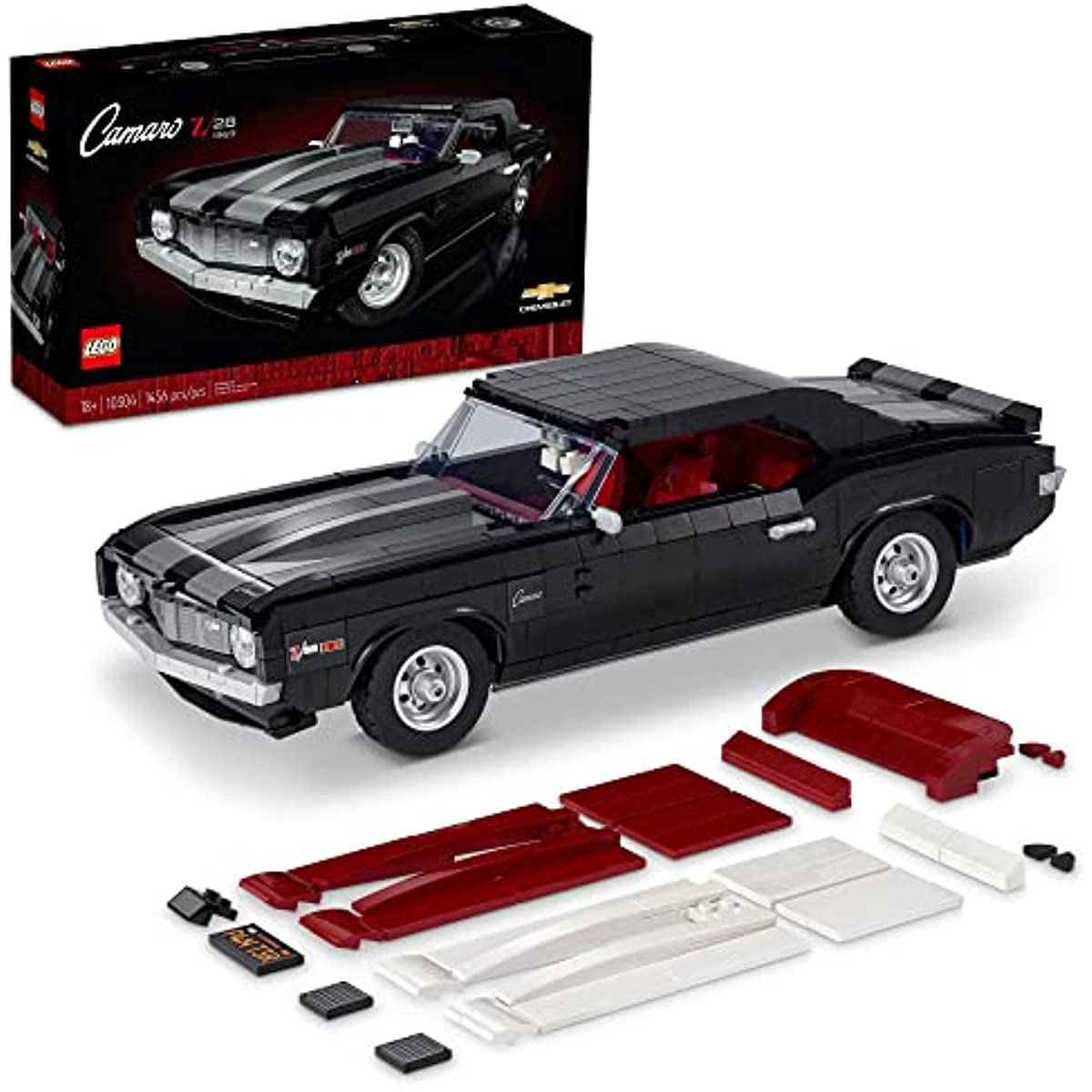 LEGO Chevrolet Camaro Z28 10304 Building Set for Adults (1,458 Pieces)