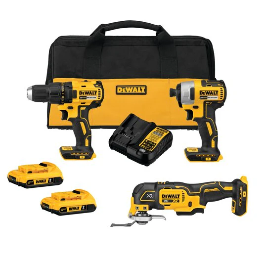 DEWALT 20V MAX* 3-Tool Combo Kit