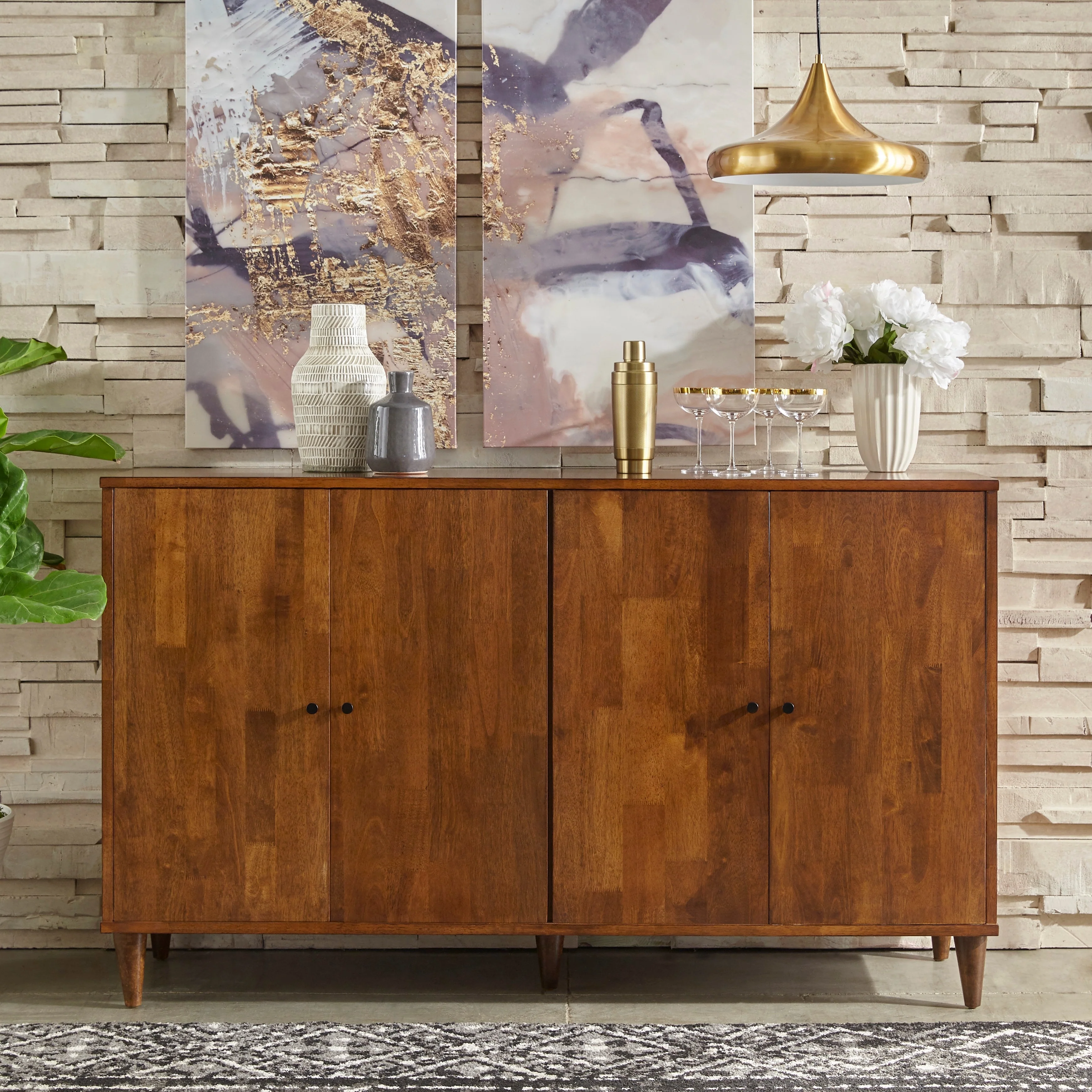 Lifestorey Vilas Solid Wood Buffet