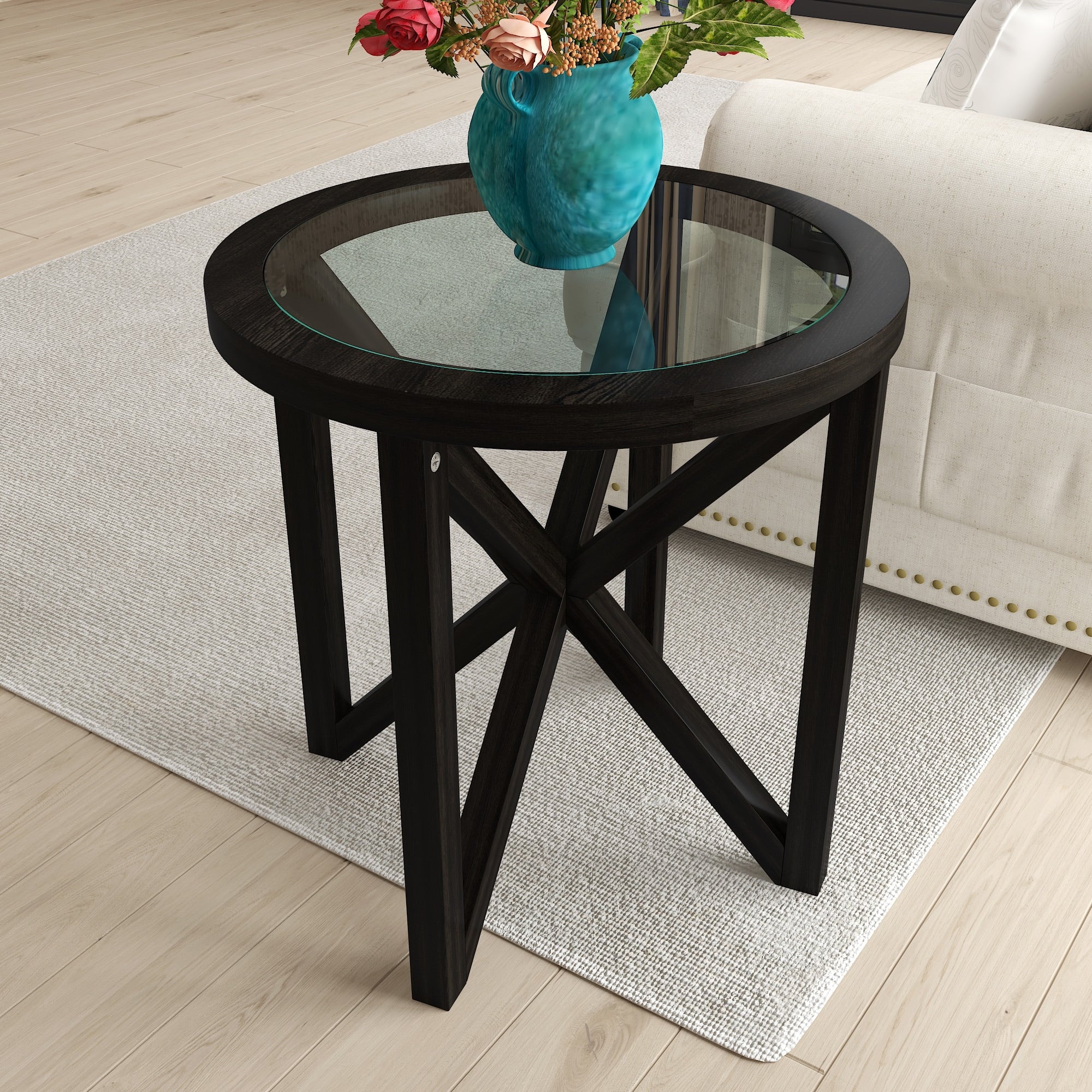 Modern Simple Glass Table