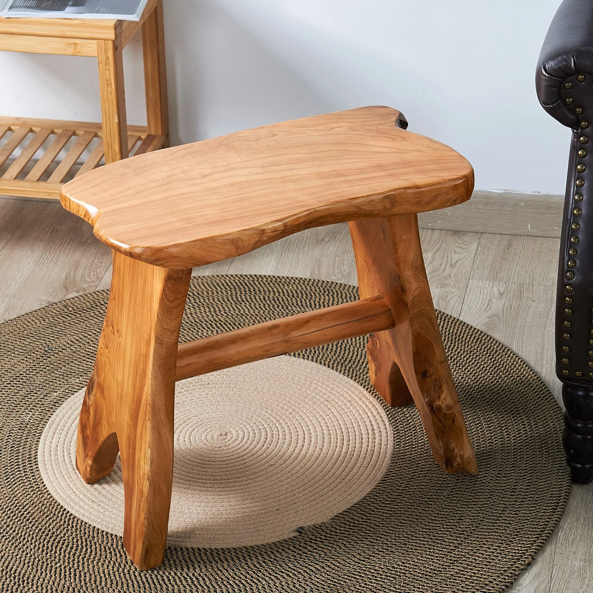 Greenage Cedar Roots Wood Bench