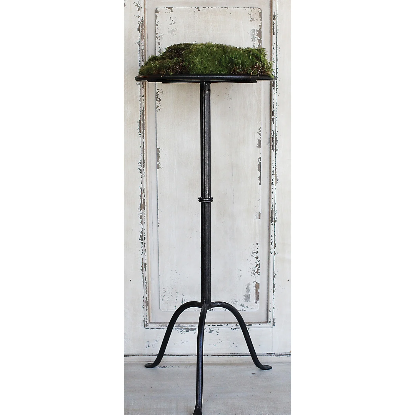 Round Metal Drink Table
