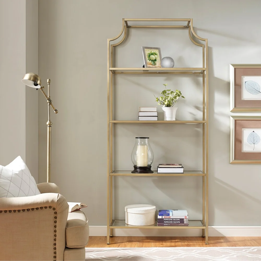 Crosley Aimee Glass Etagere