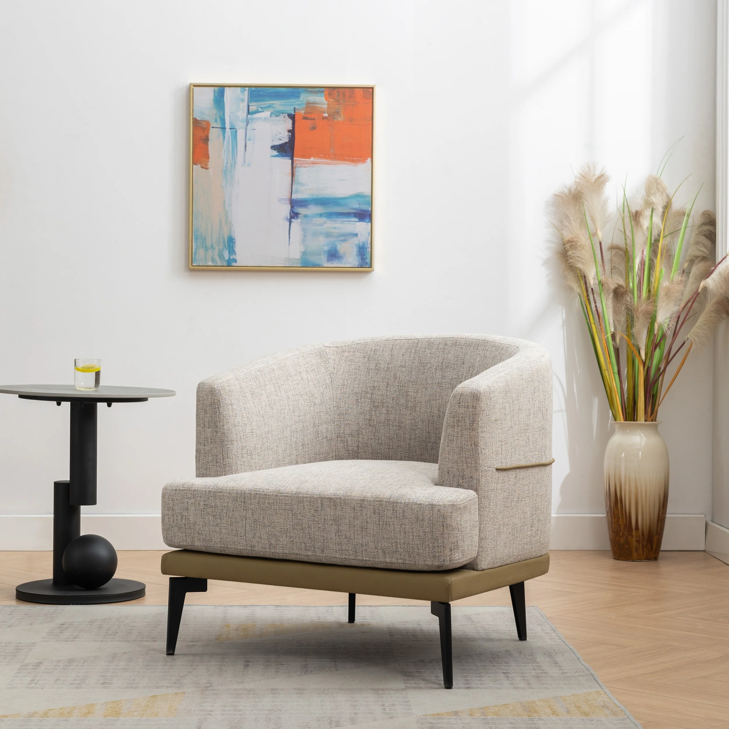 Barrel Fabric Chair