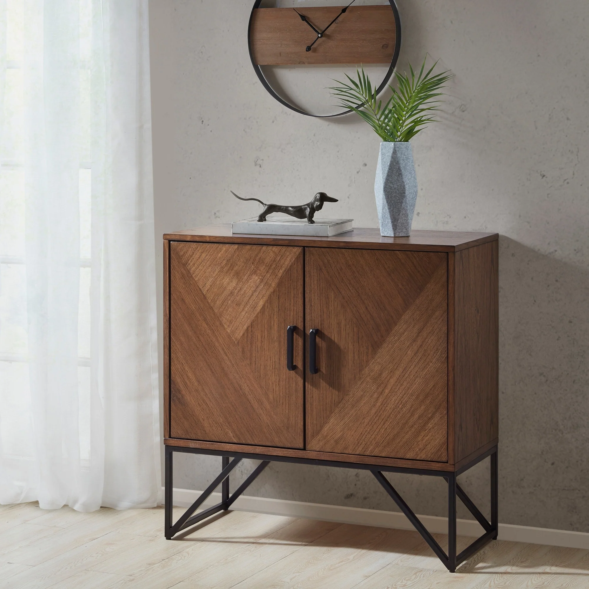 INK+IVY Krista Brown Accent Cabinet