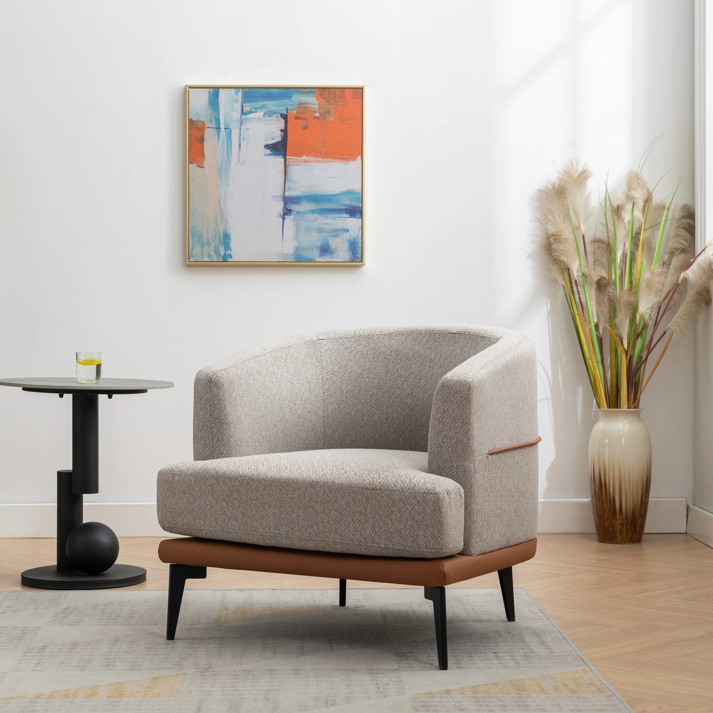 Barrel Fabric Chair