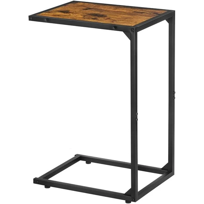 C Shaped End Table for Couch