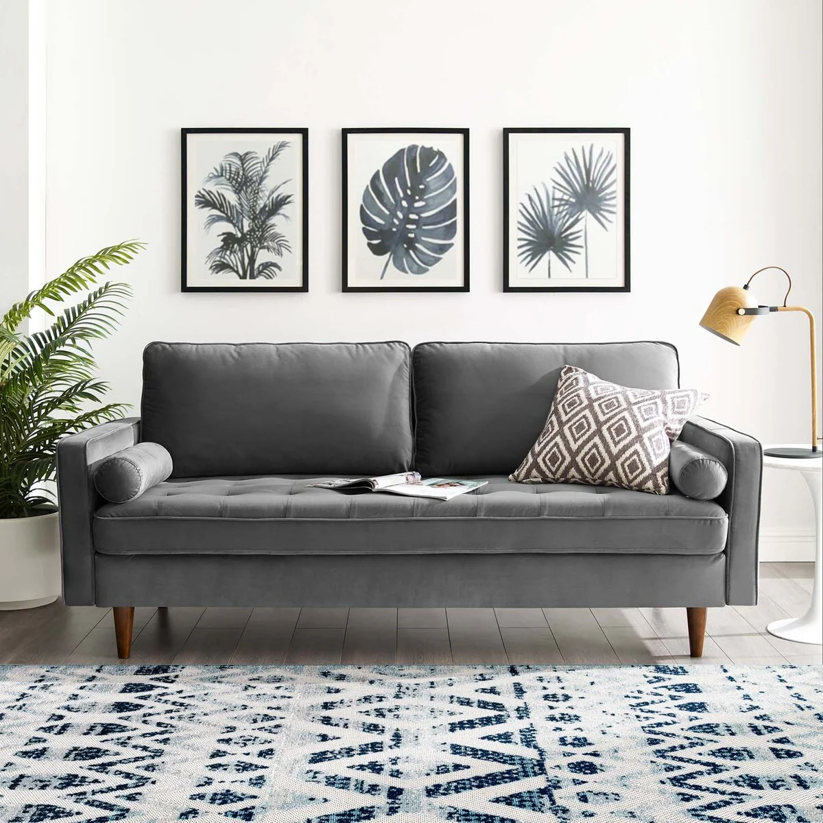 Carson Carrington Talby Velvet Sofa