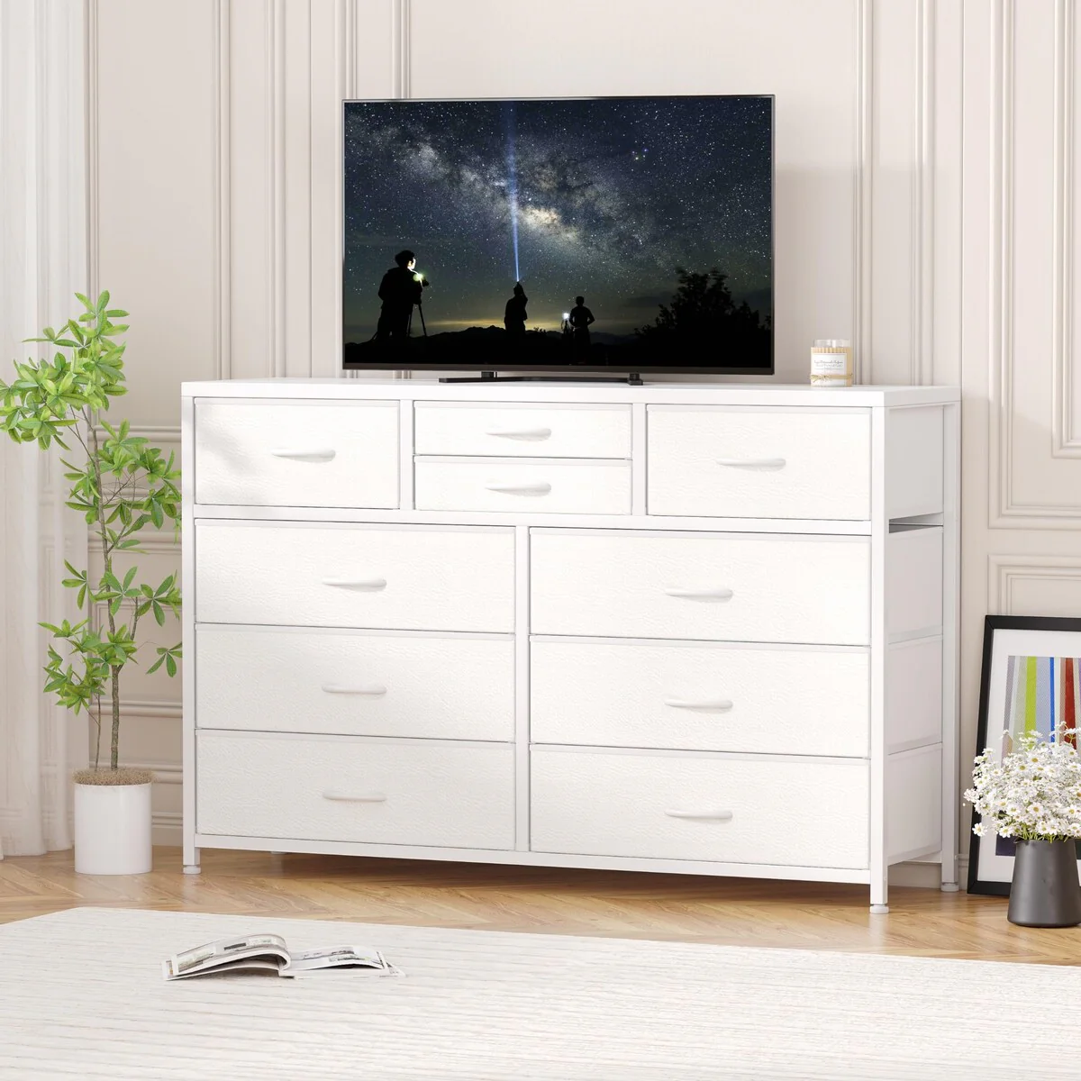 TV Stand 10 Drawer Dresser