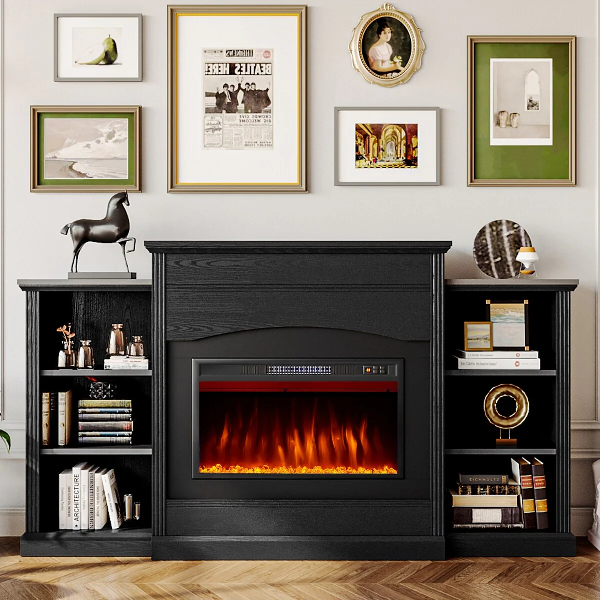 Electric Fireplace with 67