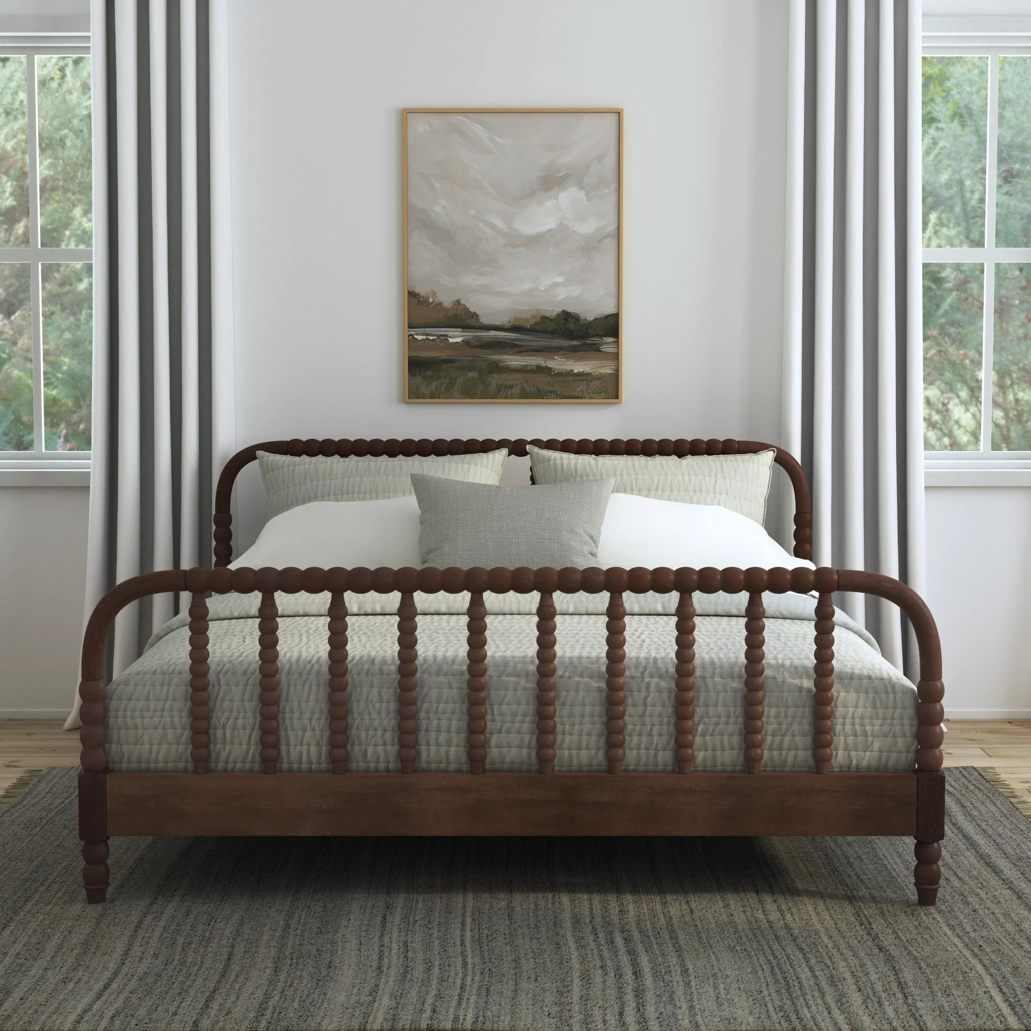 Spindle King Bed by Homestyles