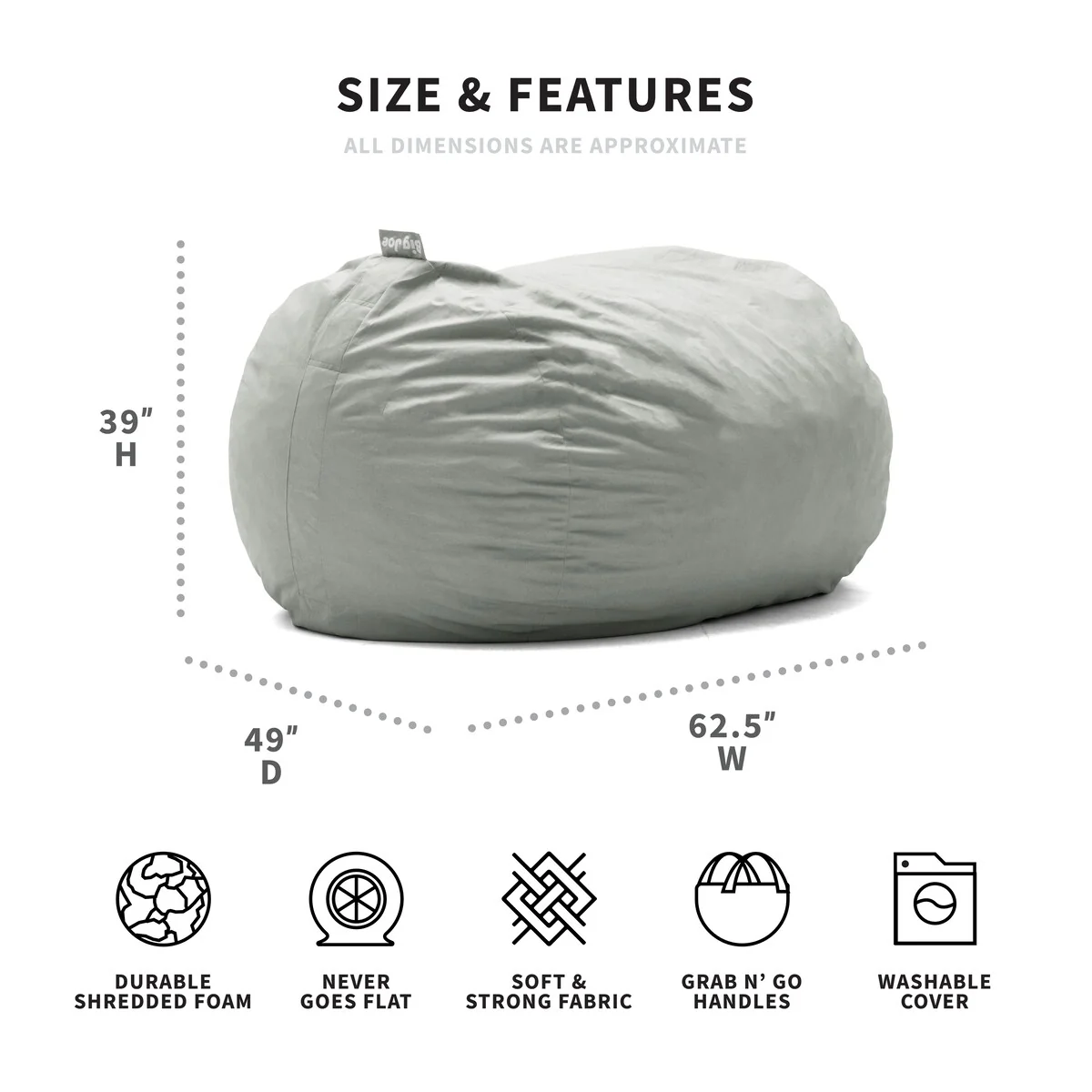 Big Joe XL Fuf Cover