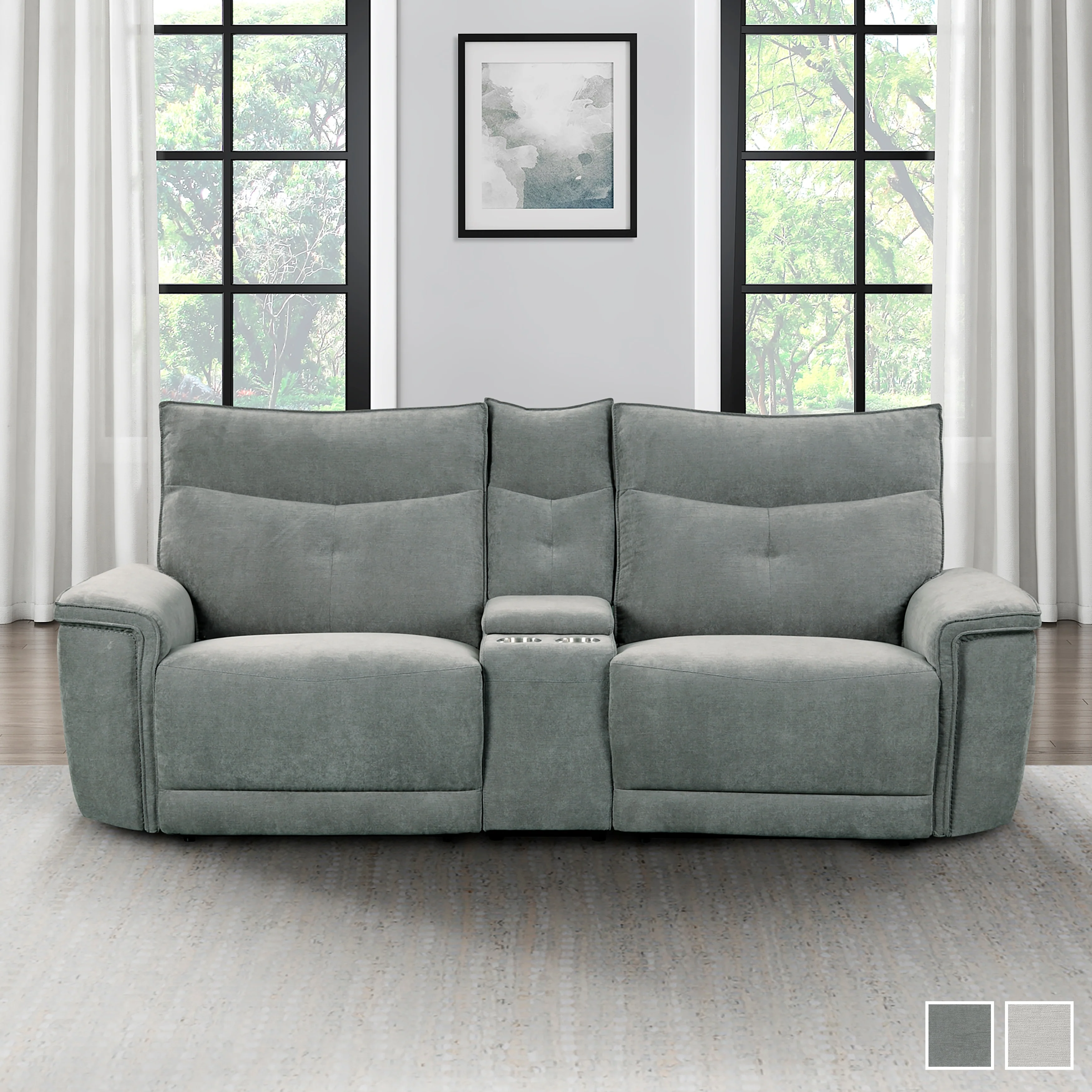 Avenue Power Double Reclining Loveseat