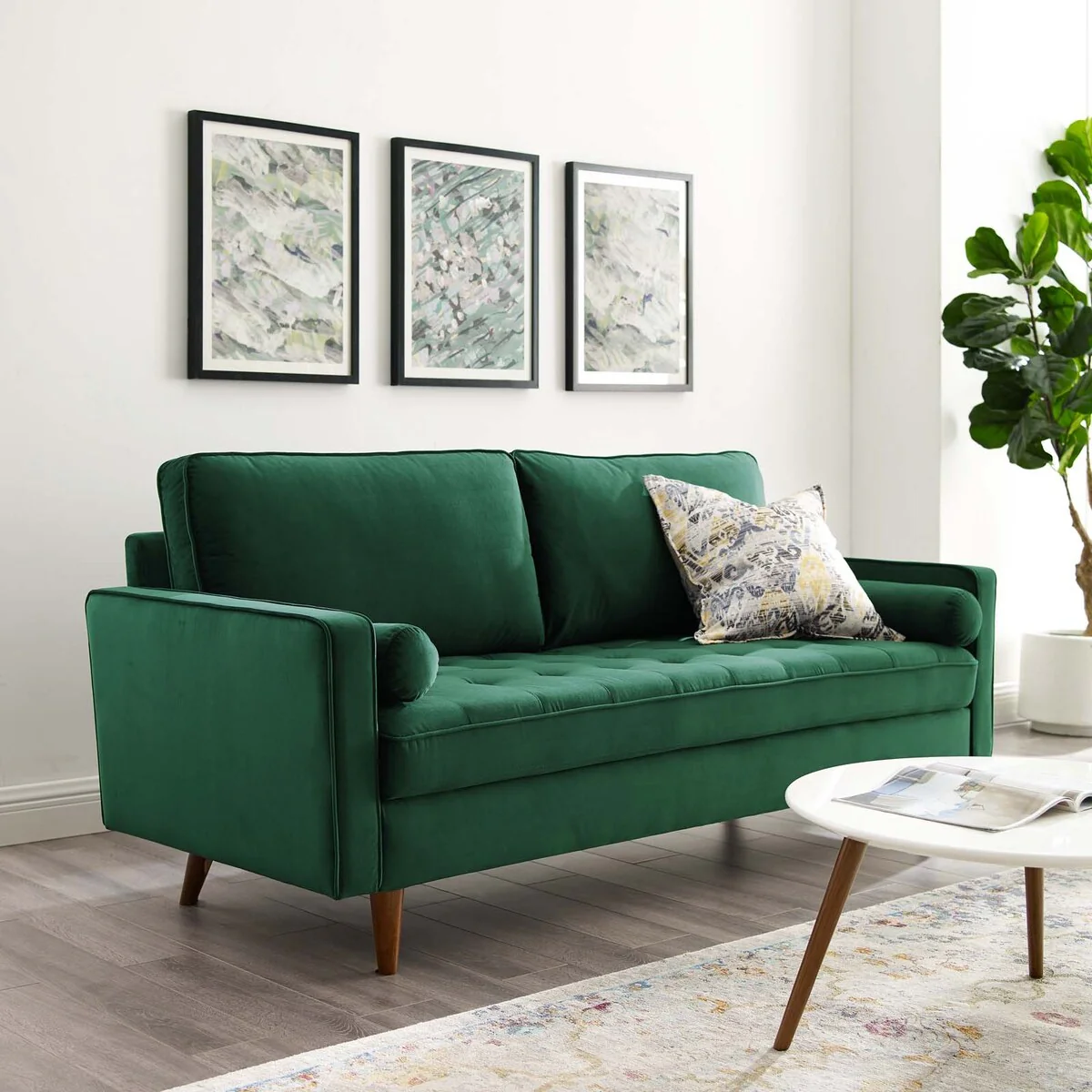 Carson Carrington Talby Velvet Sofa