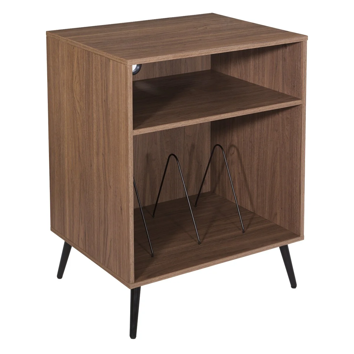 Retro Record Player Stand w/ Album