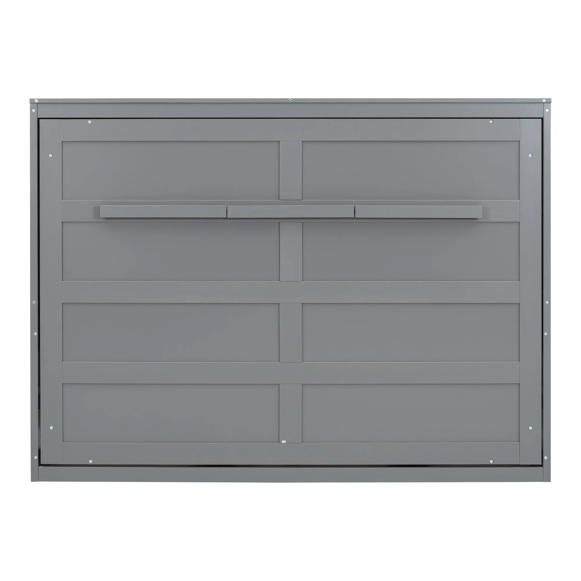 Full Size Murphy Bed Wall Bed,Gray