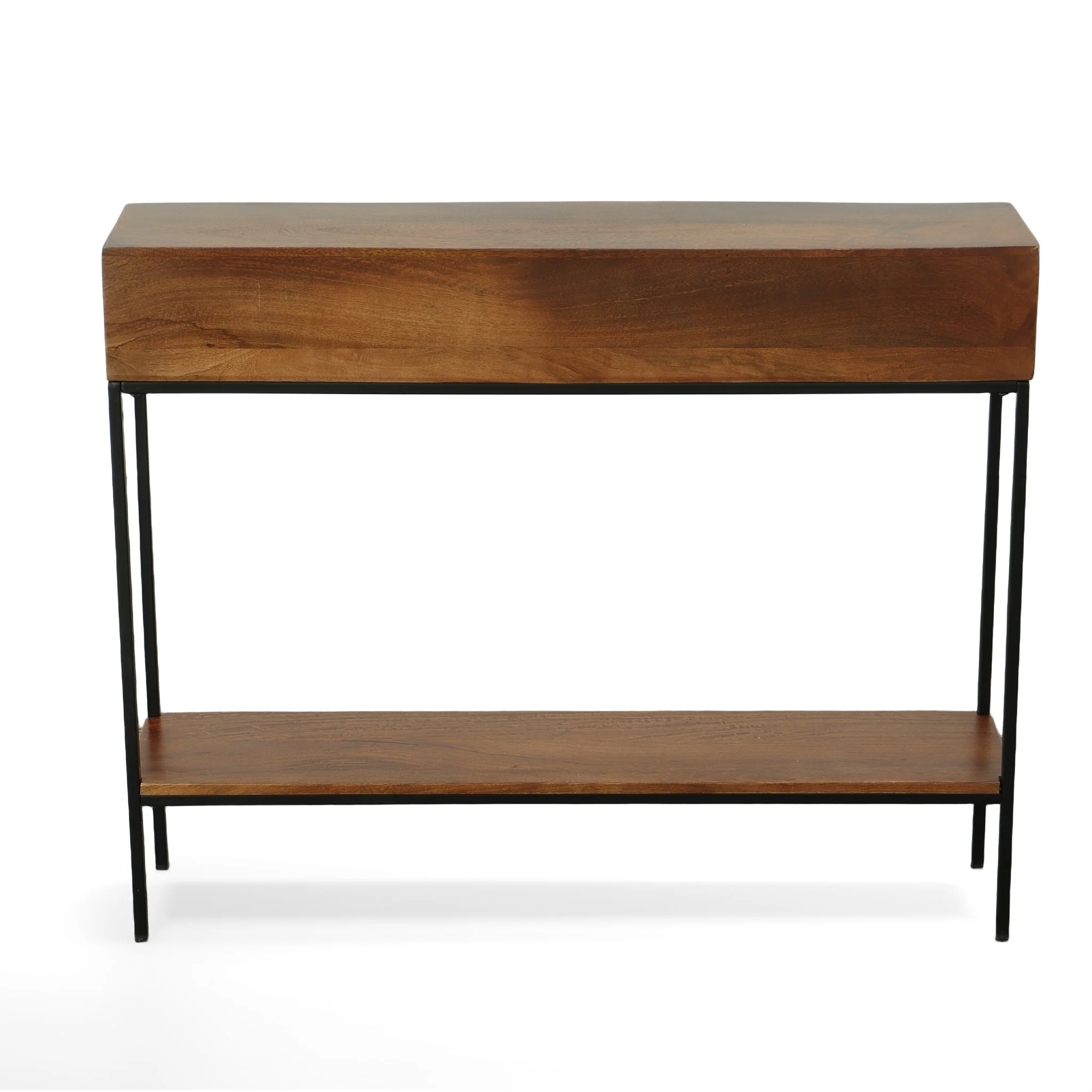 Brown Wood/Metal Ingrid Console