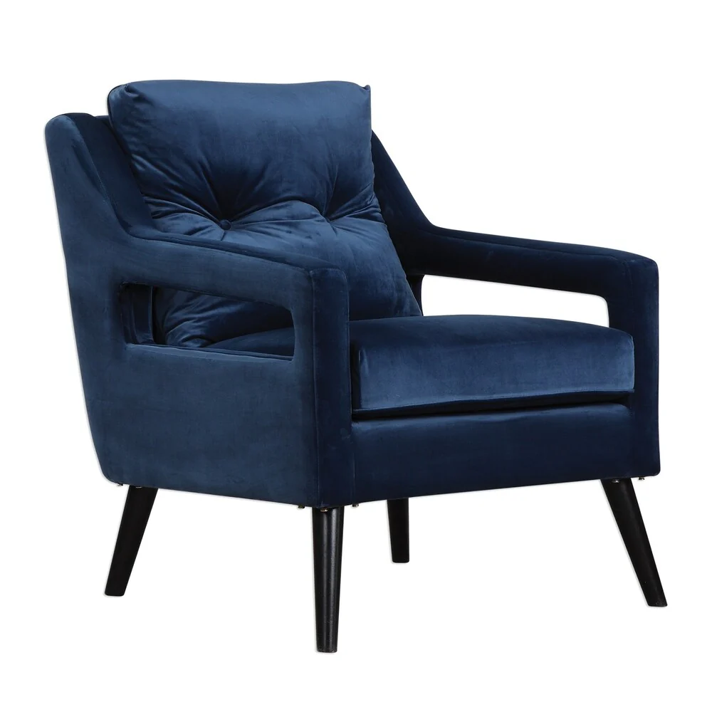 Uttermost O'Brien Antique Black Arm Chair