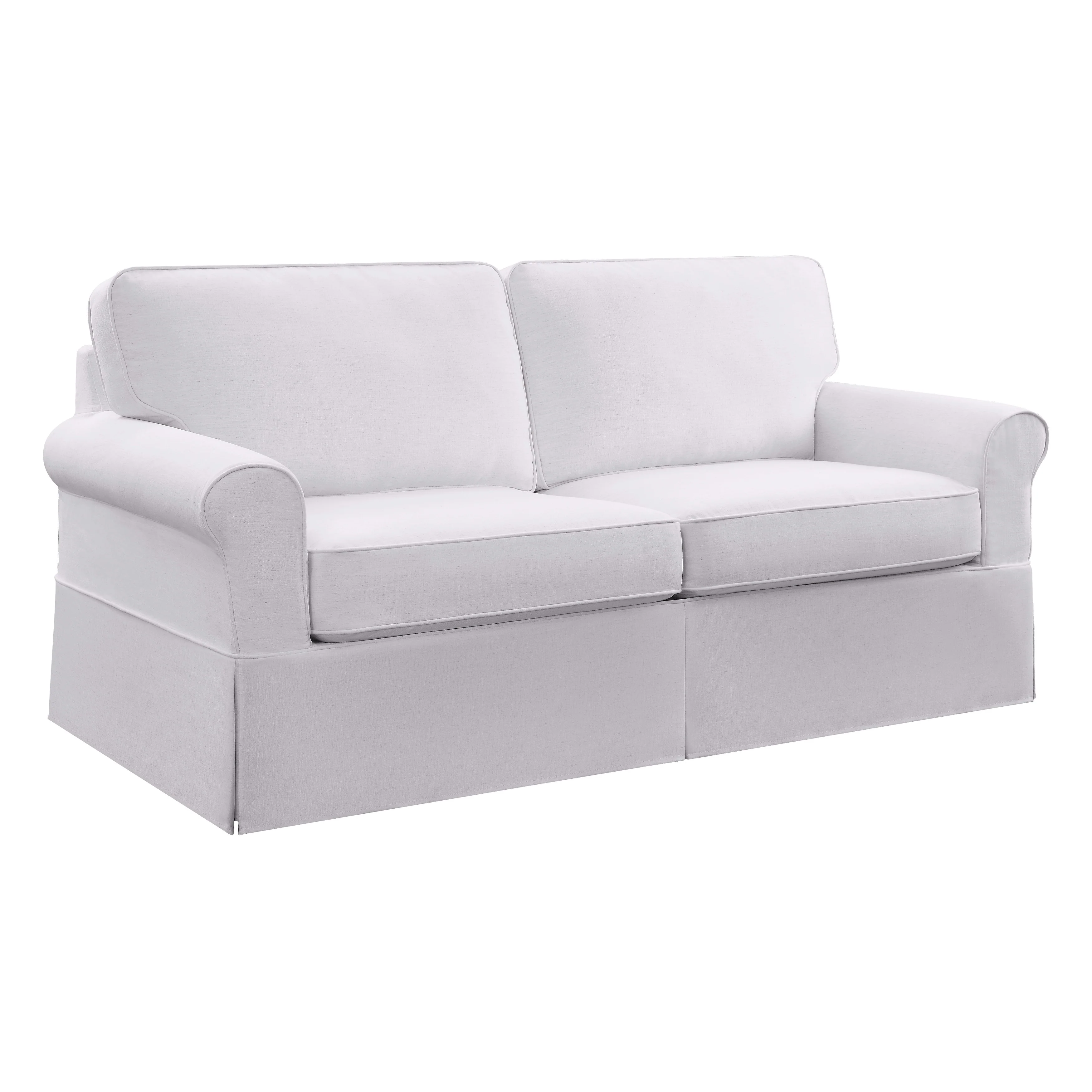 Porch & Den Zuni Mid-century Slip Cover Sofa
