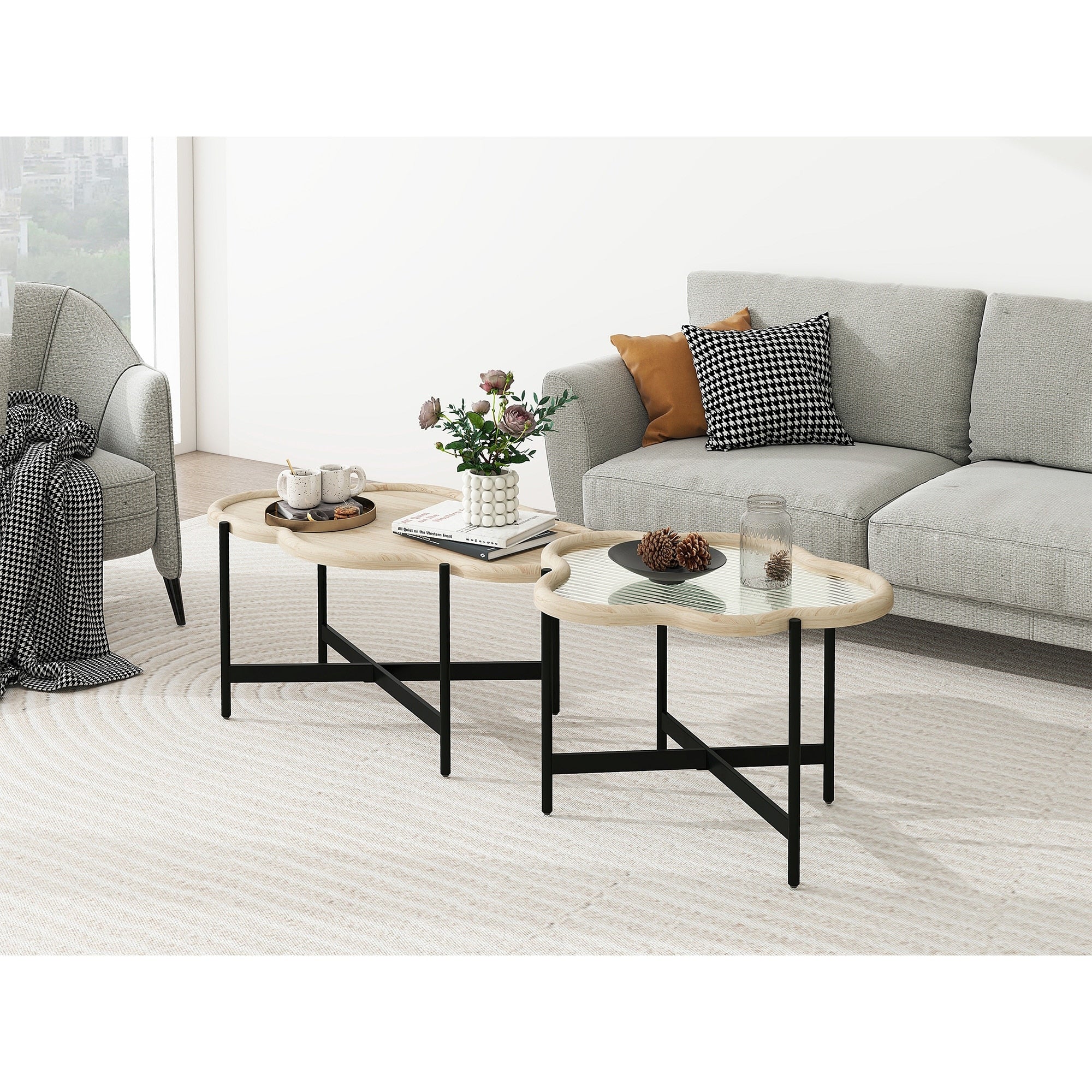 Cloud Coffee Table Set of 2