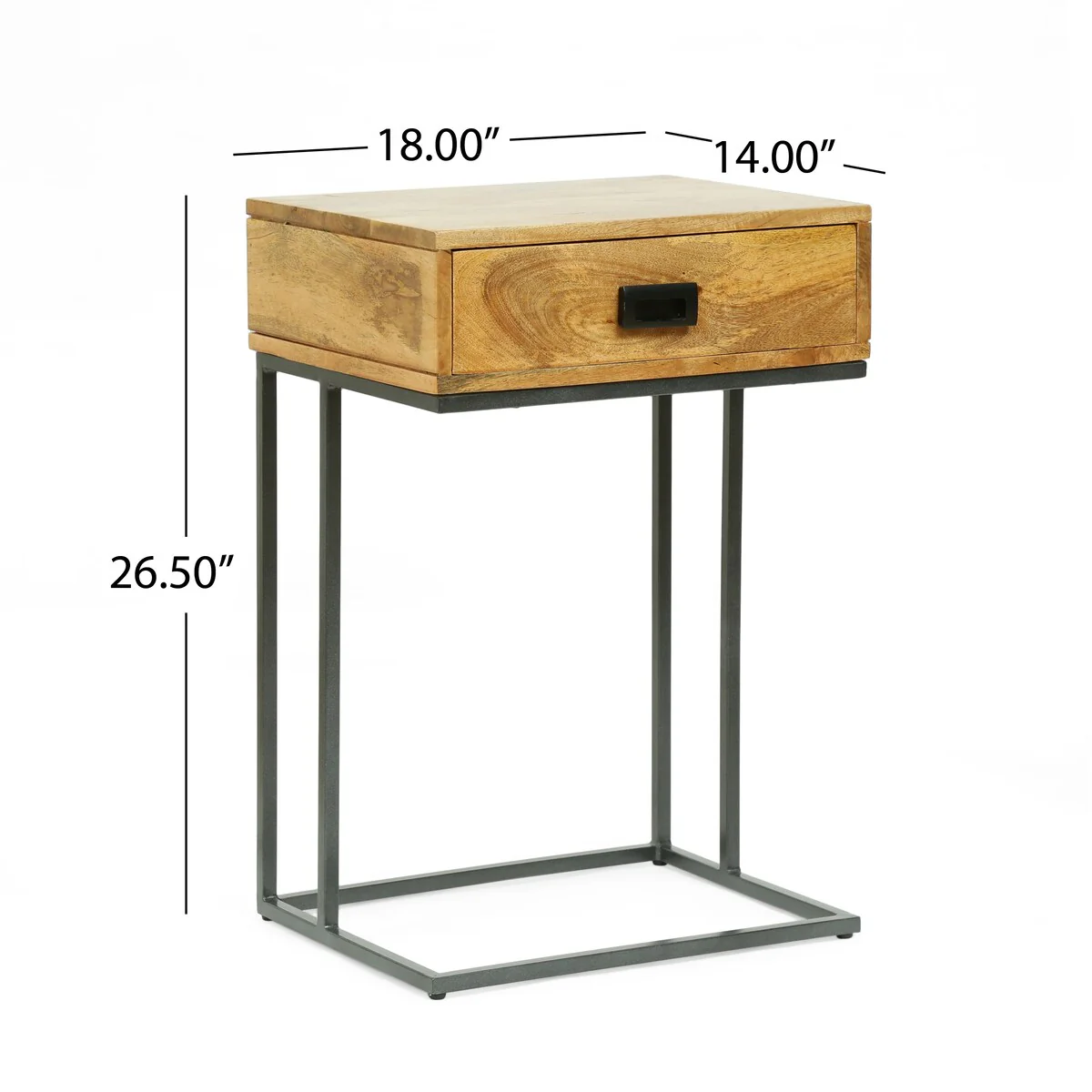 Nightstand ,C-shaped table
