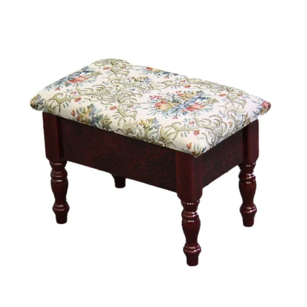 10 In. Foot Stool with Storage