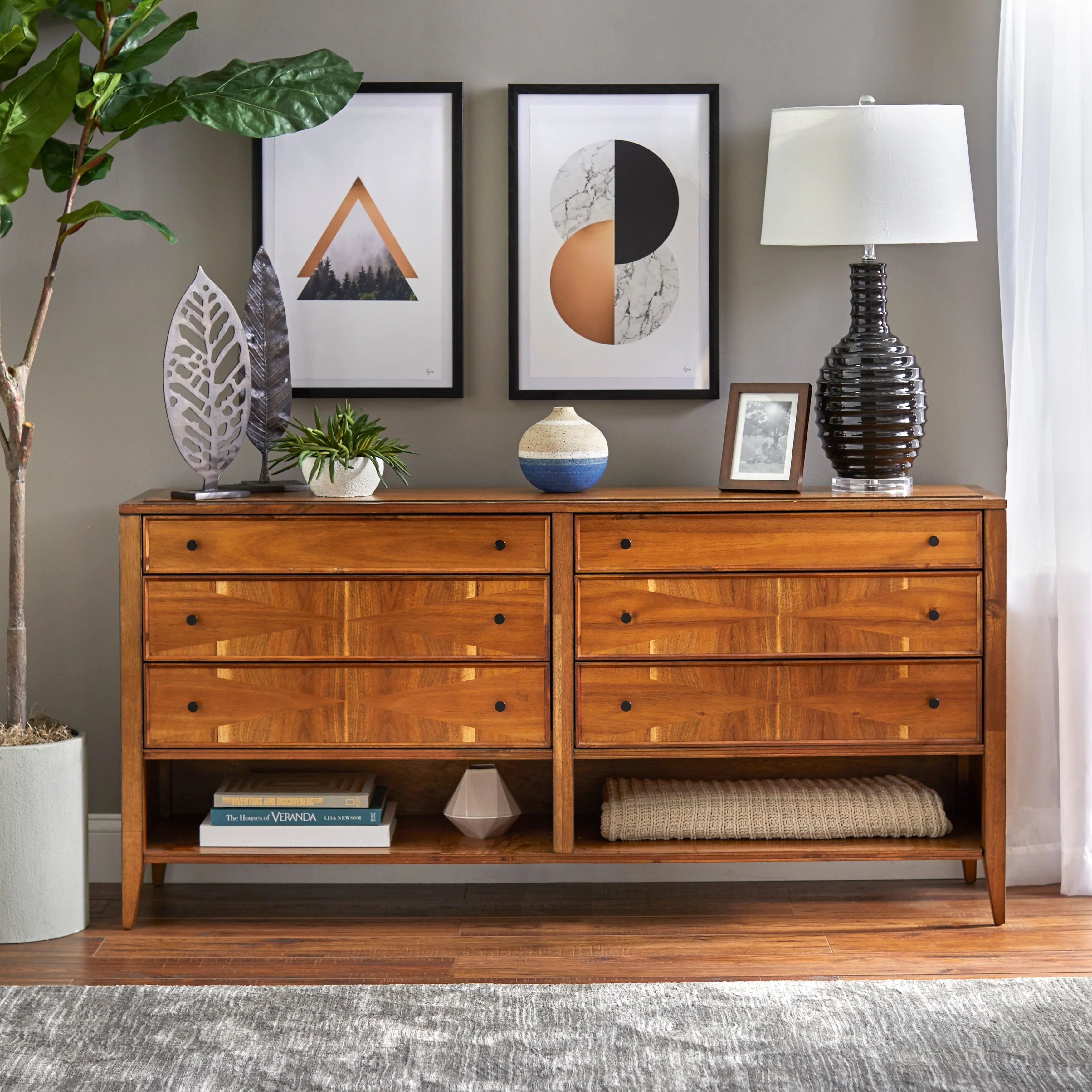 Lifestorey Monty 6-Drawer Dresser