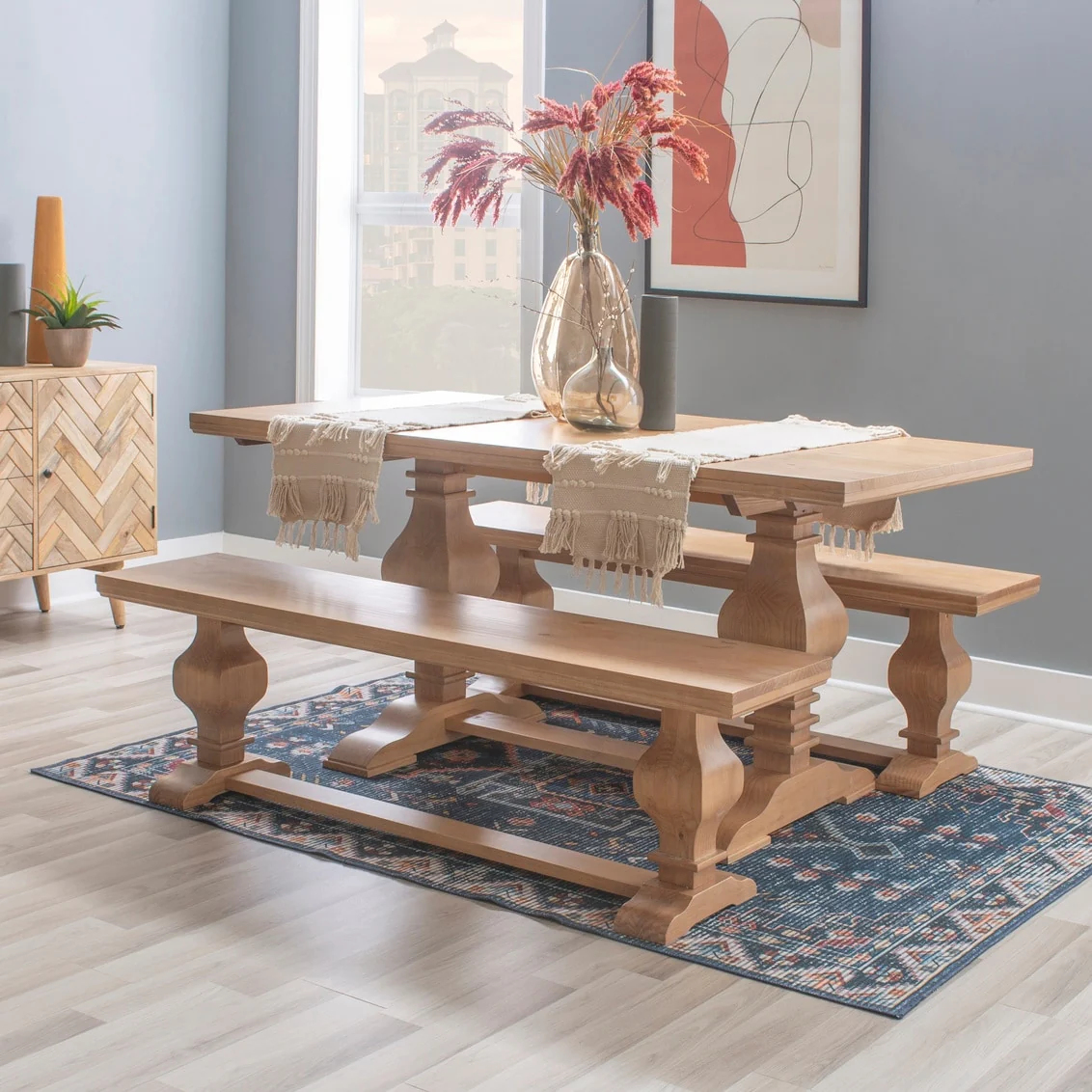 Quinlan Solid Wood Dining Bench