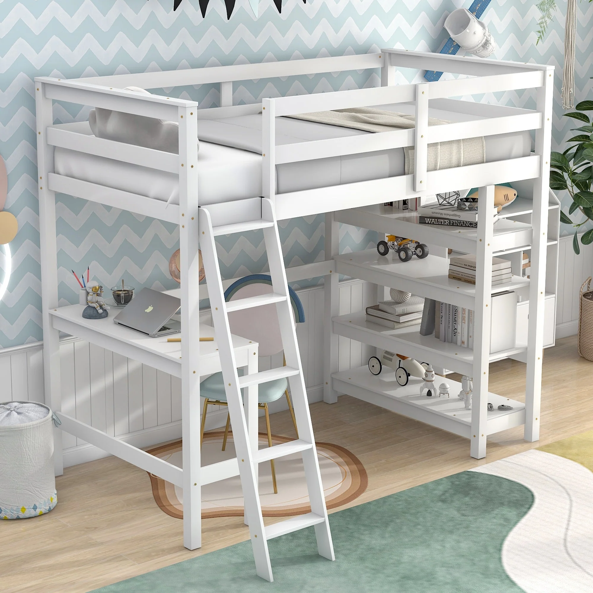 Loft Bed with desk