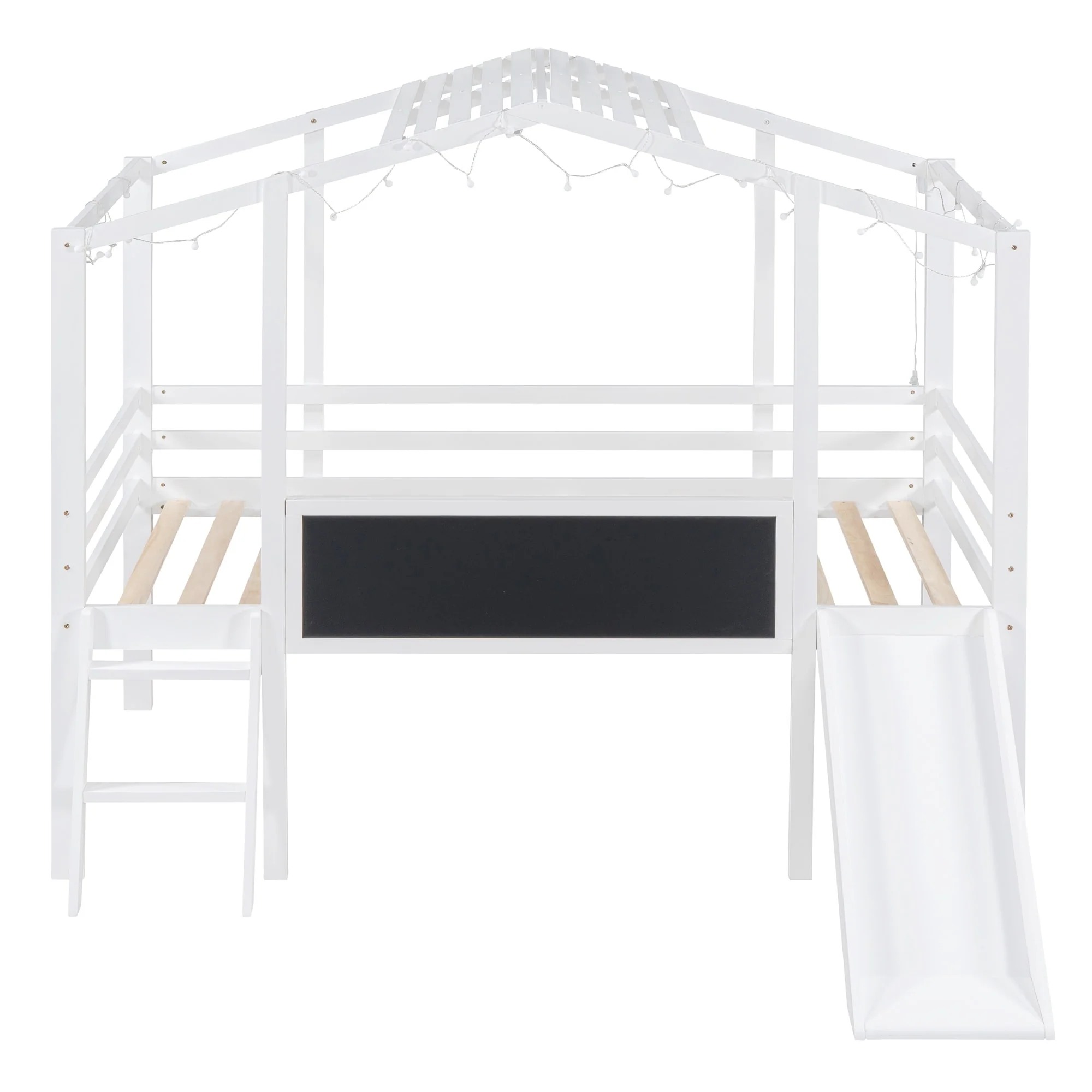Loft Bed with Ladder and Slide