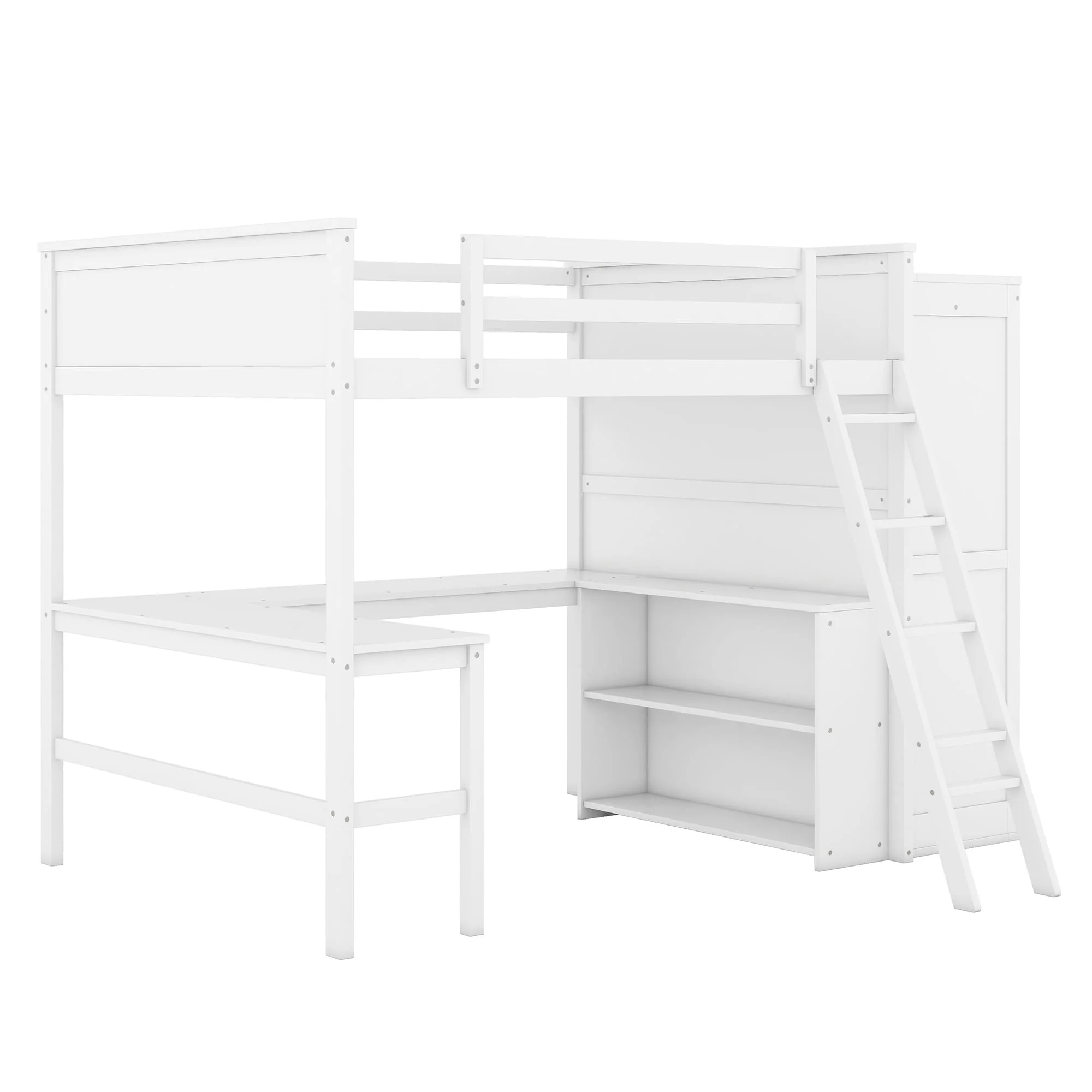 Loft Bed with Desk
