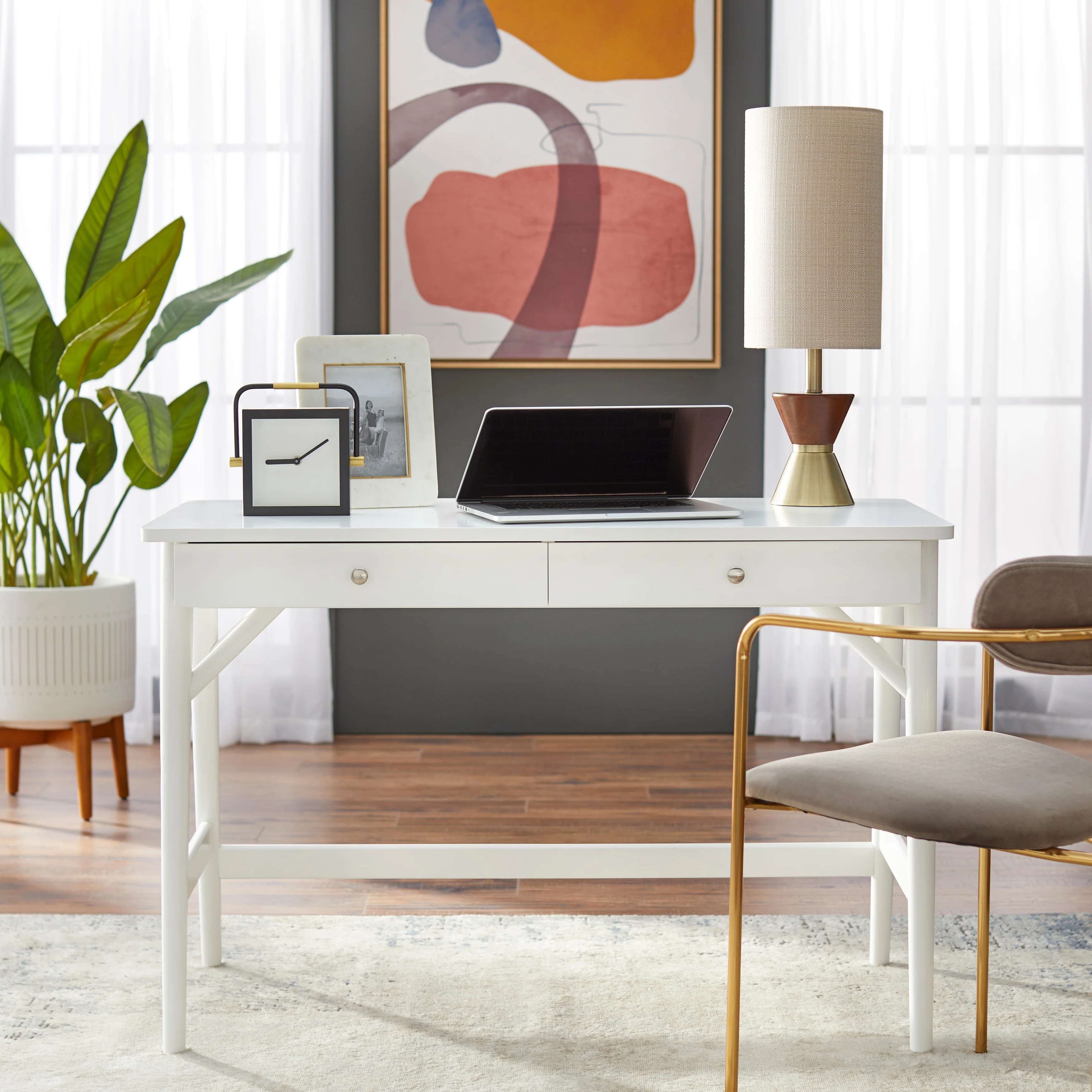 Simple Living Vera Mid-century Desk