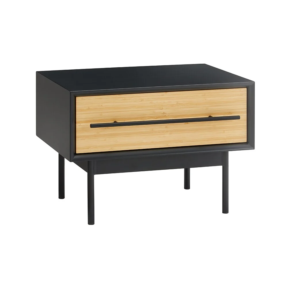 Spencer 1 Drawer Nightstand, Sand