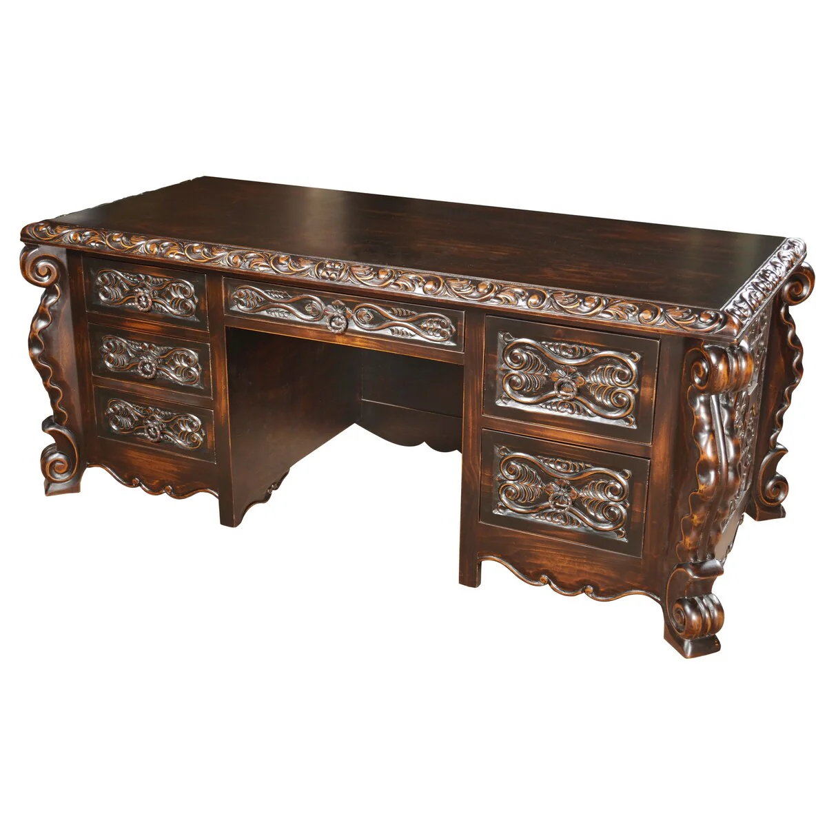 Santa Lucia Conquistador Desk by AFD Home