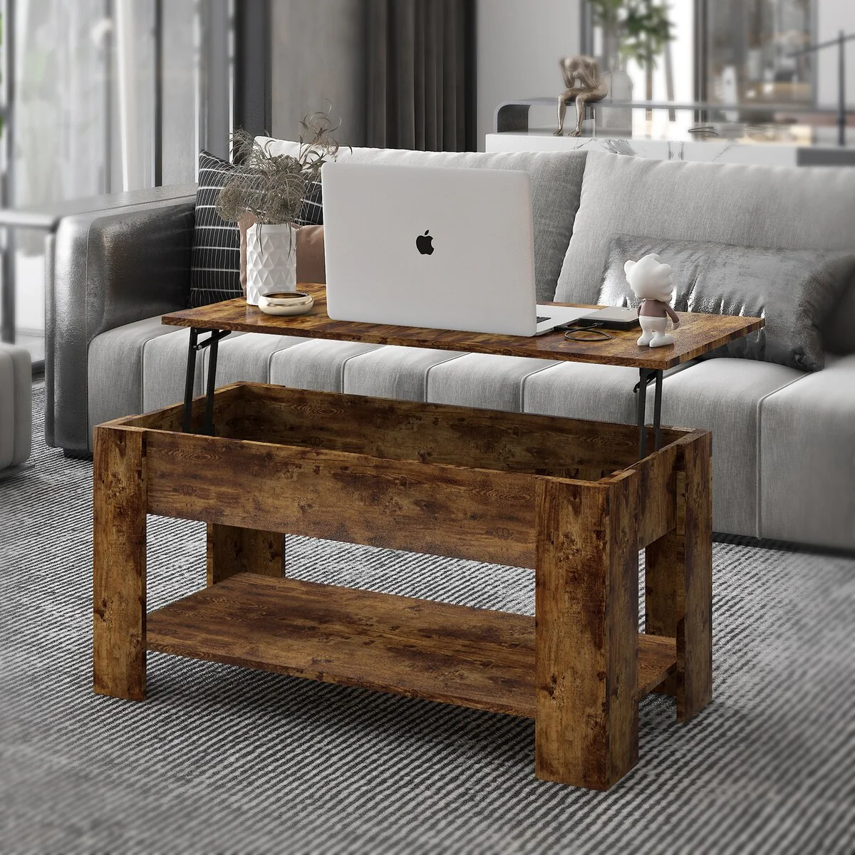 Coffee Table with Hidden Compartment