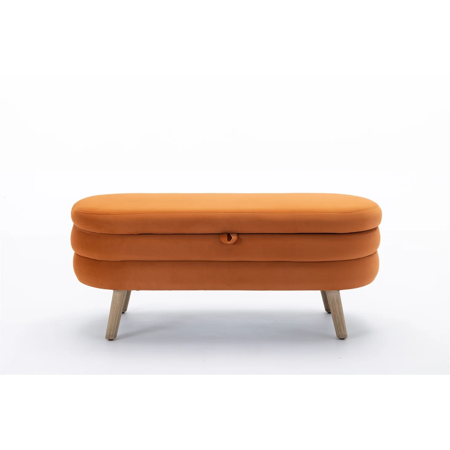 Velvet Fabric Storage Bench