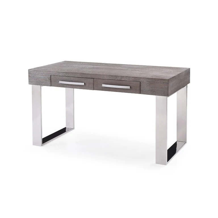 Modrest Lola Modern Grey Elm Desk