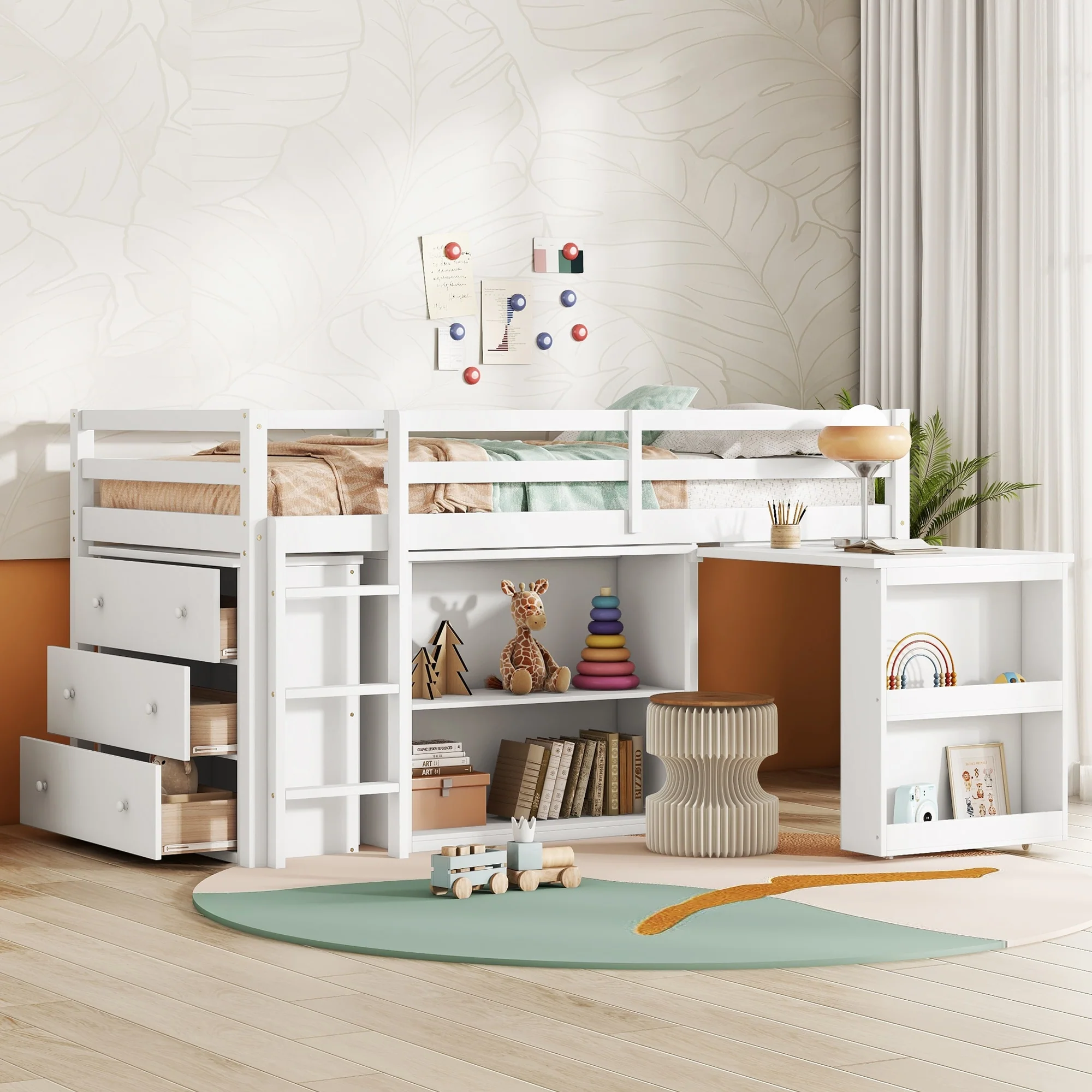 Loft Bed w. stroage case