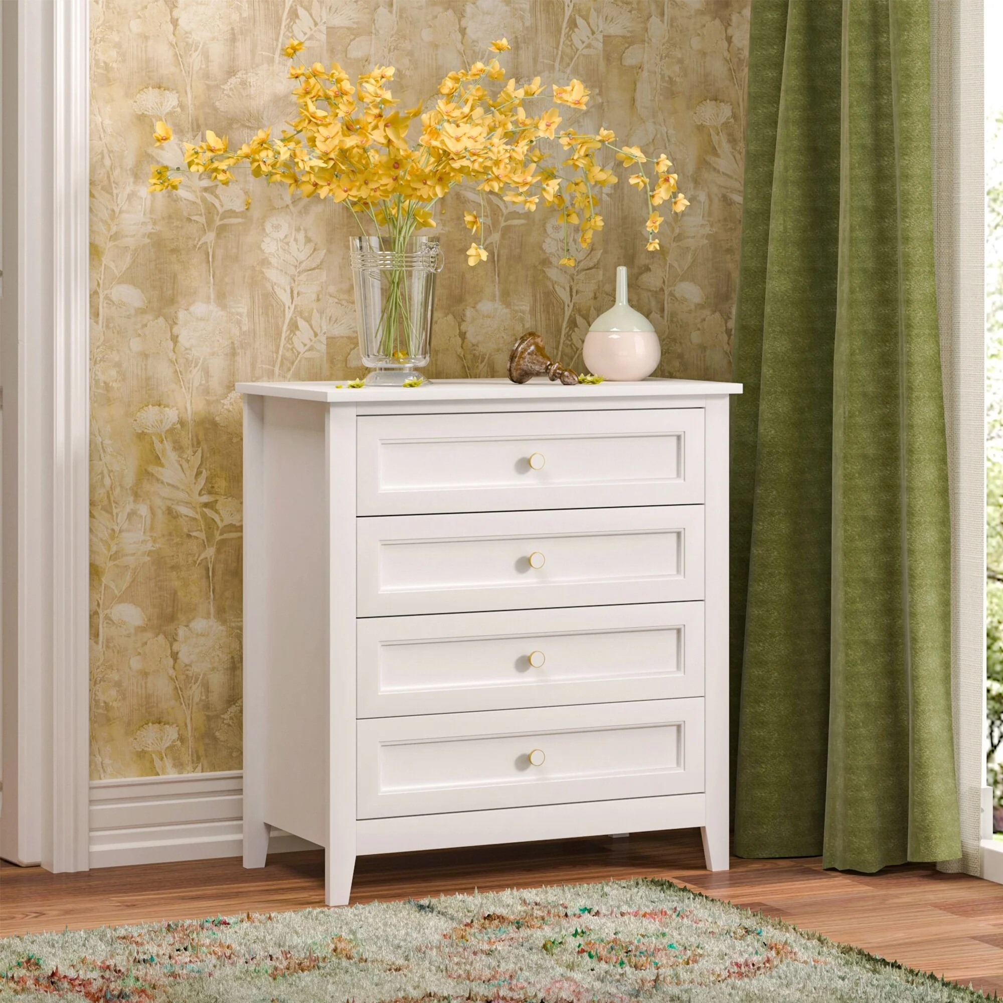 Practical Modern Solid Wood Cabinets