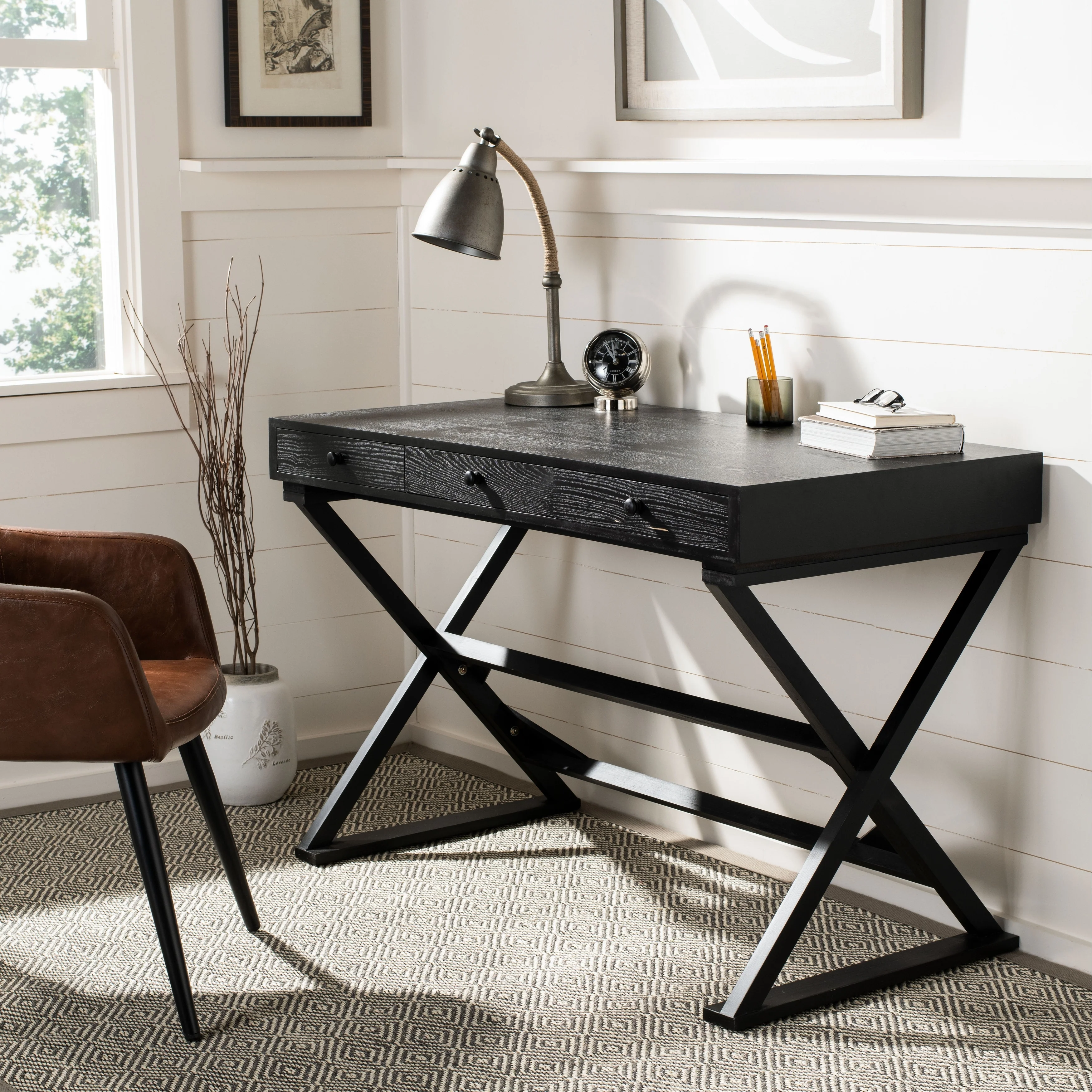 SAFAVIEH Leone Weathered Desk