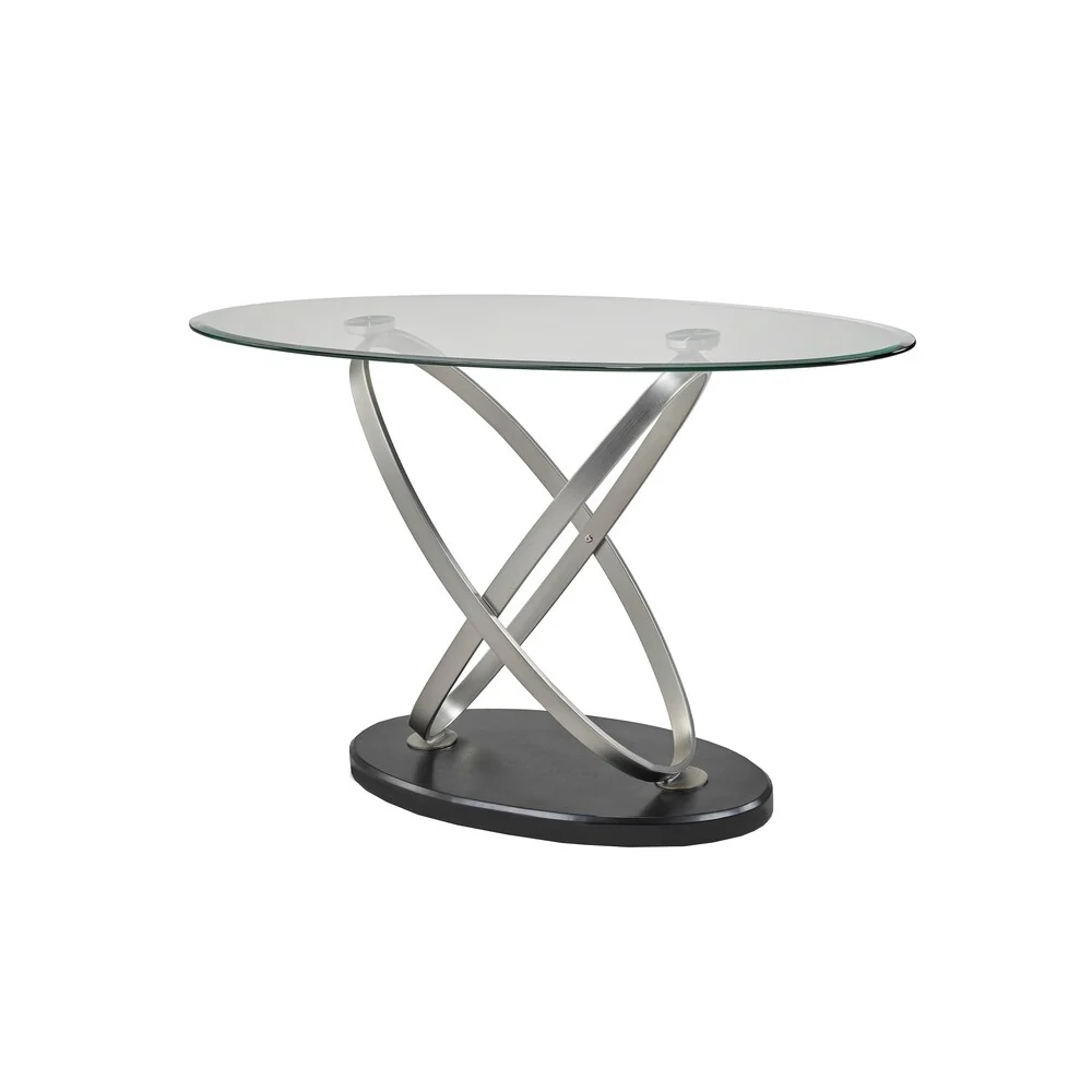 Chantal Sofa Table, Black/Silver