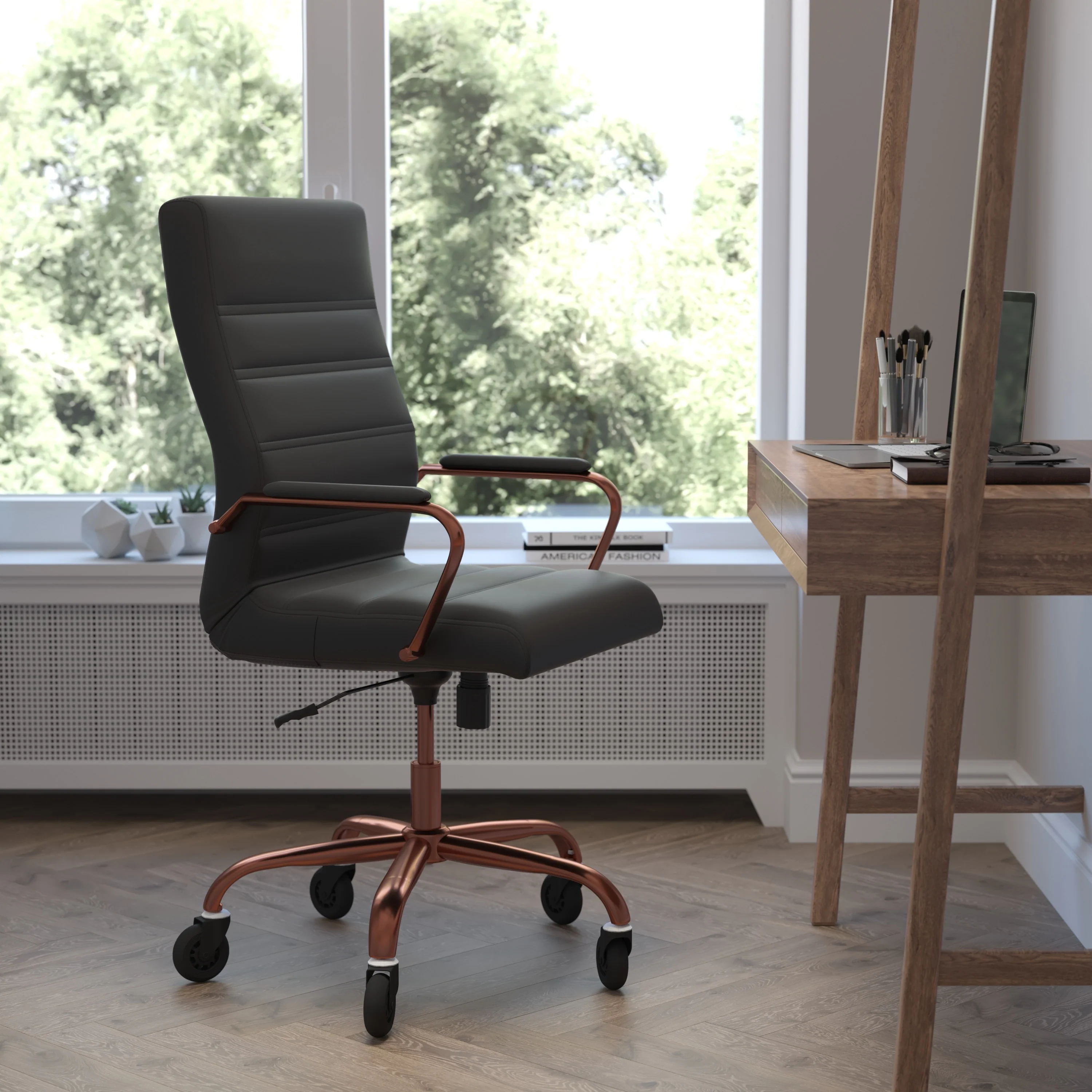 Executive Chair on Skate Wheels