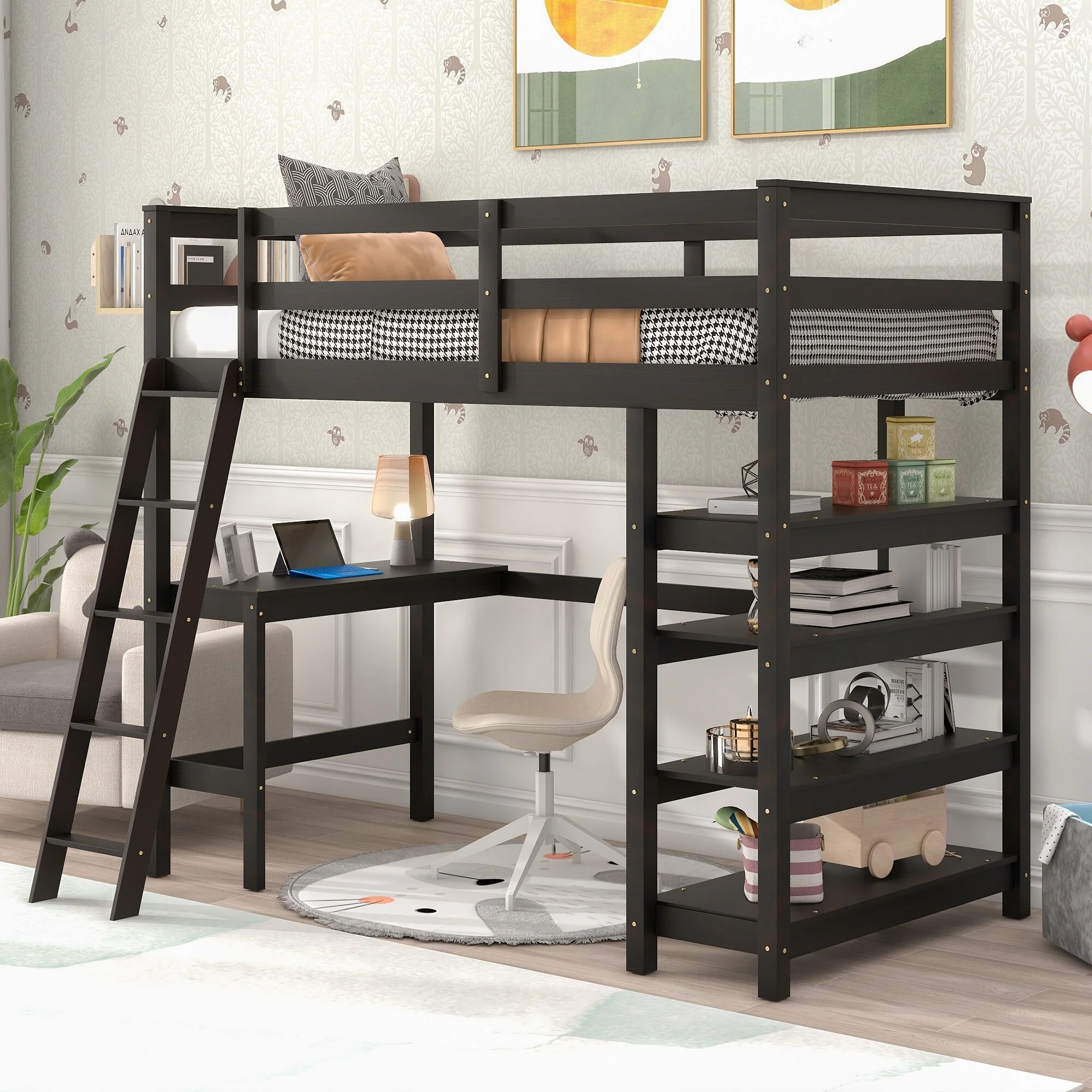 Loft Bed with desk