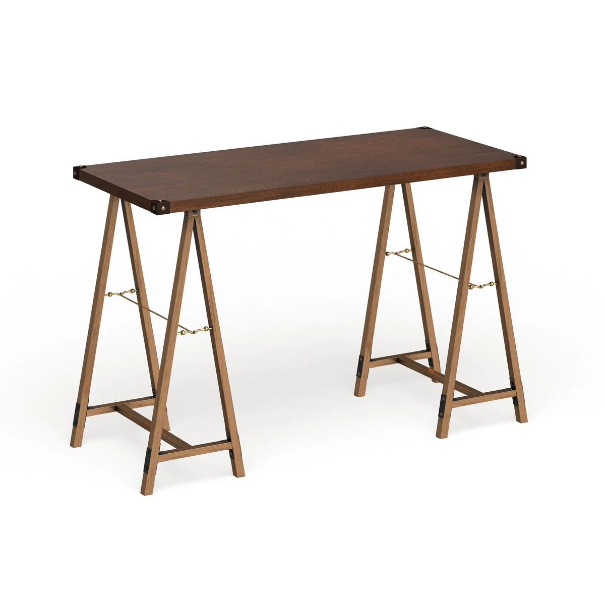 SEI Furniture Drexel Sawhorse Desk