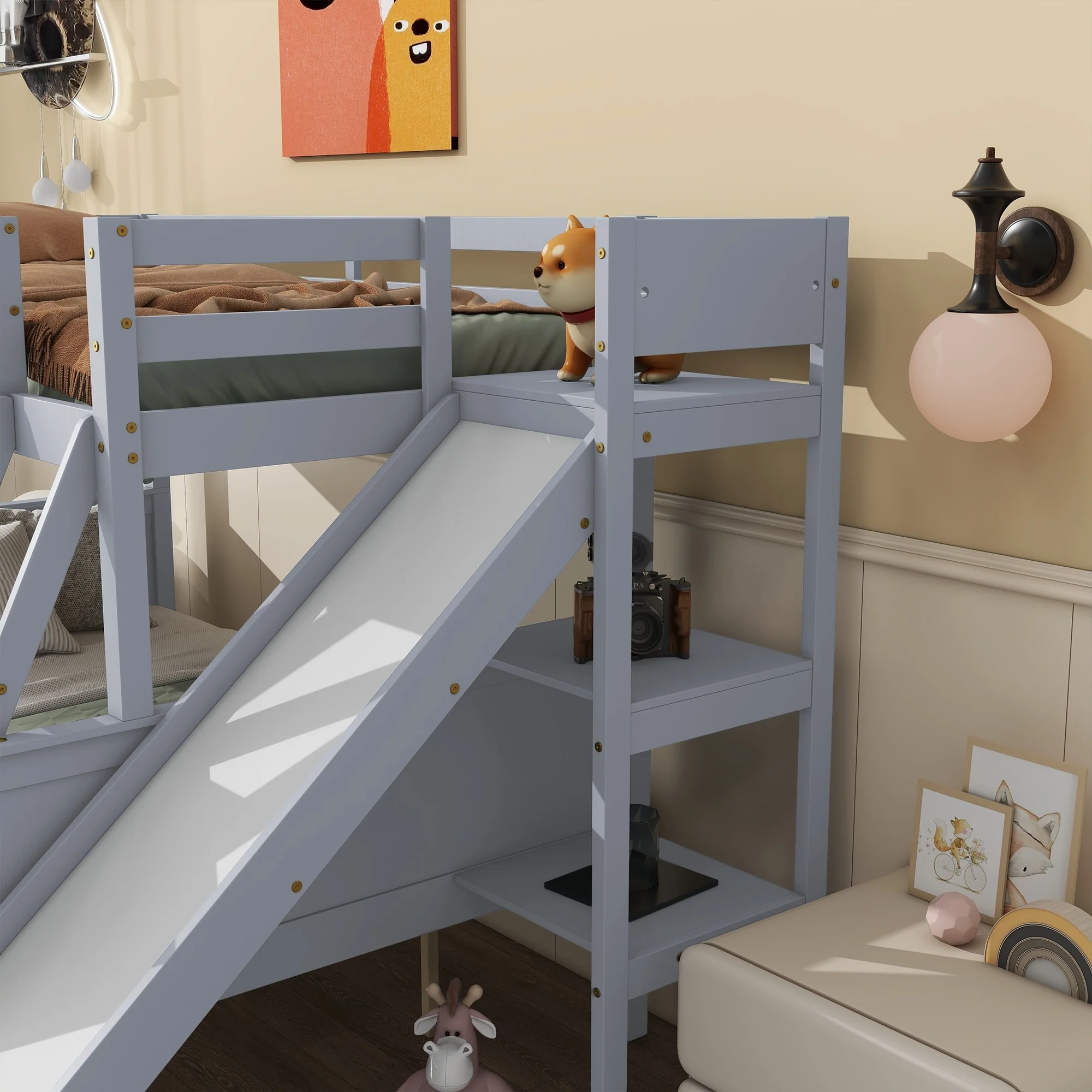 Bunk Bed with 2 Drawers