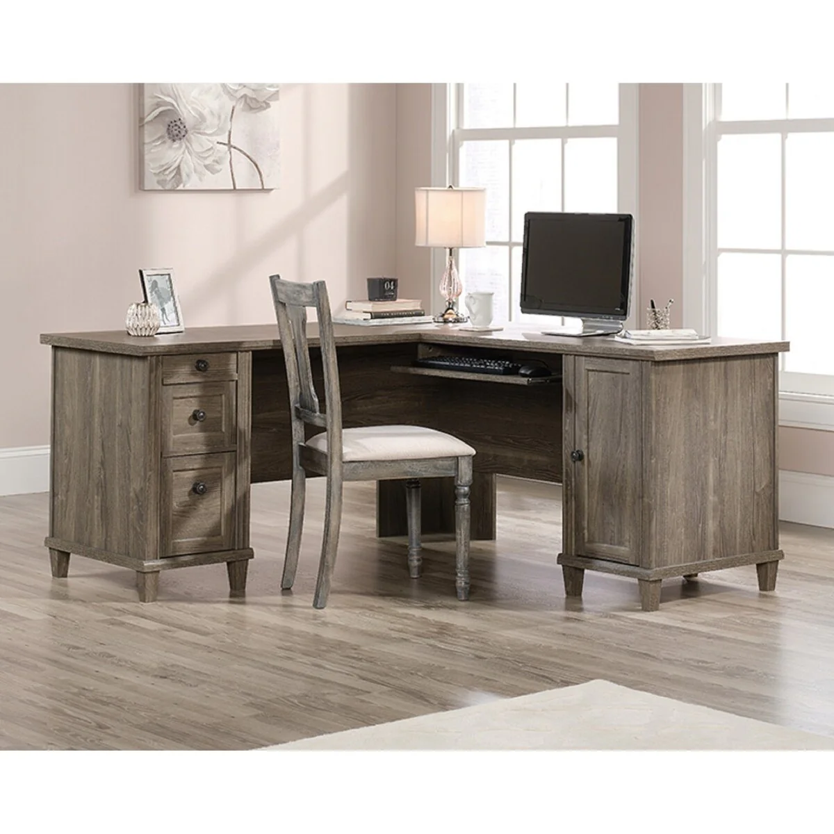 Sauder Hammond Collection L-Shaped Desk