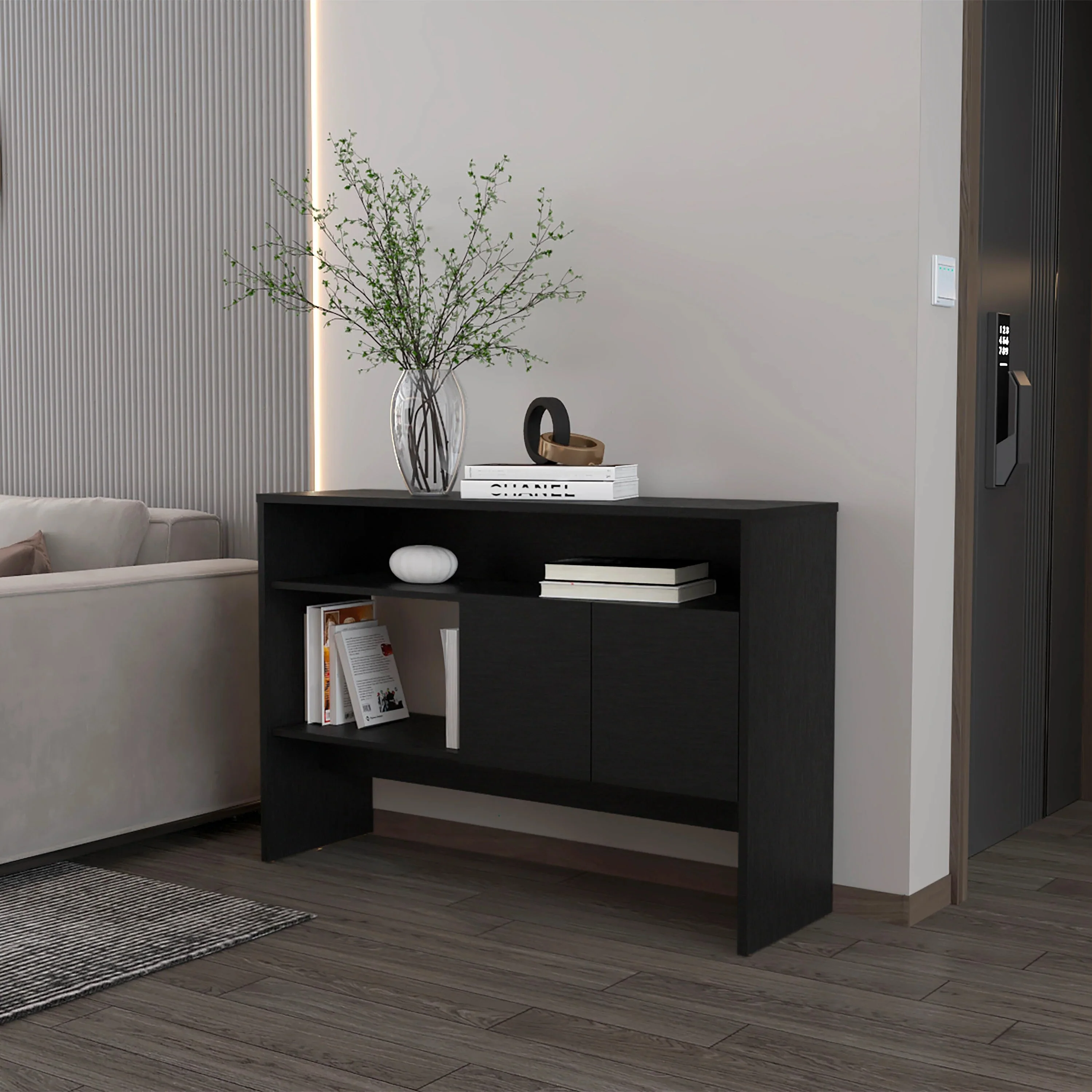 Console Table with Two Doors