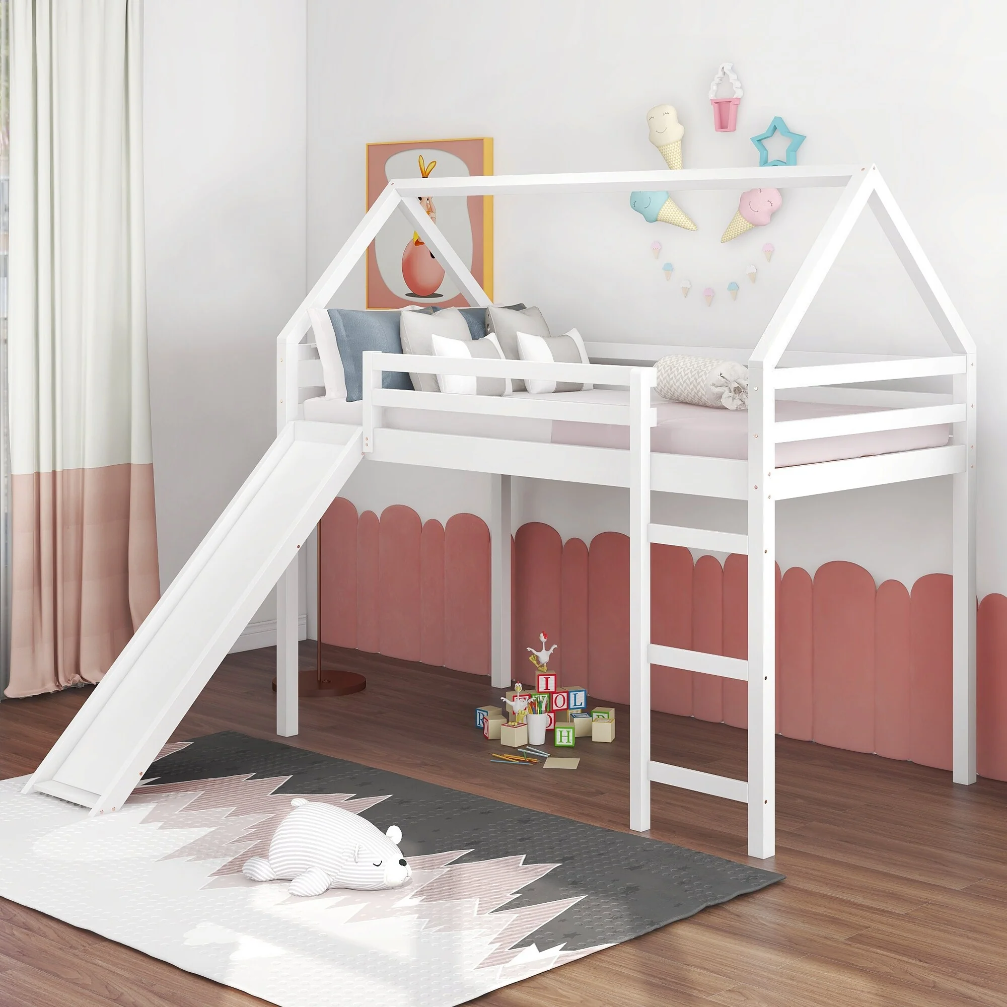 Loft Bed with Slide